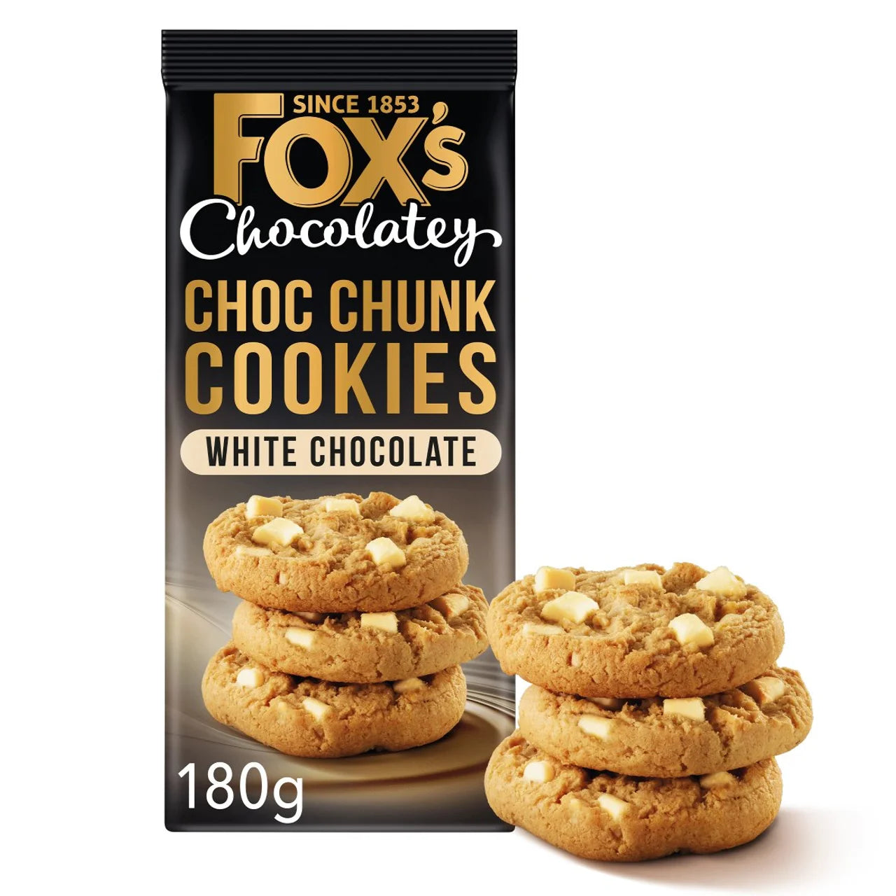 Fox's Chocolatey Biscuits White Chocolate Cookies 180g
