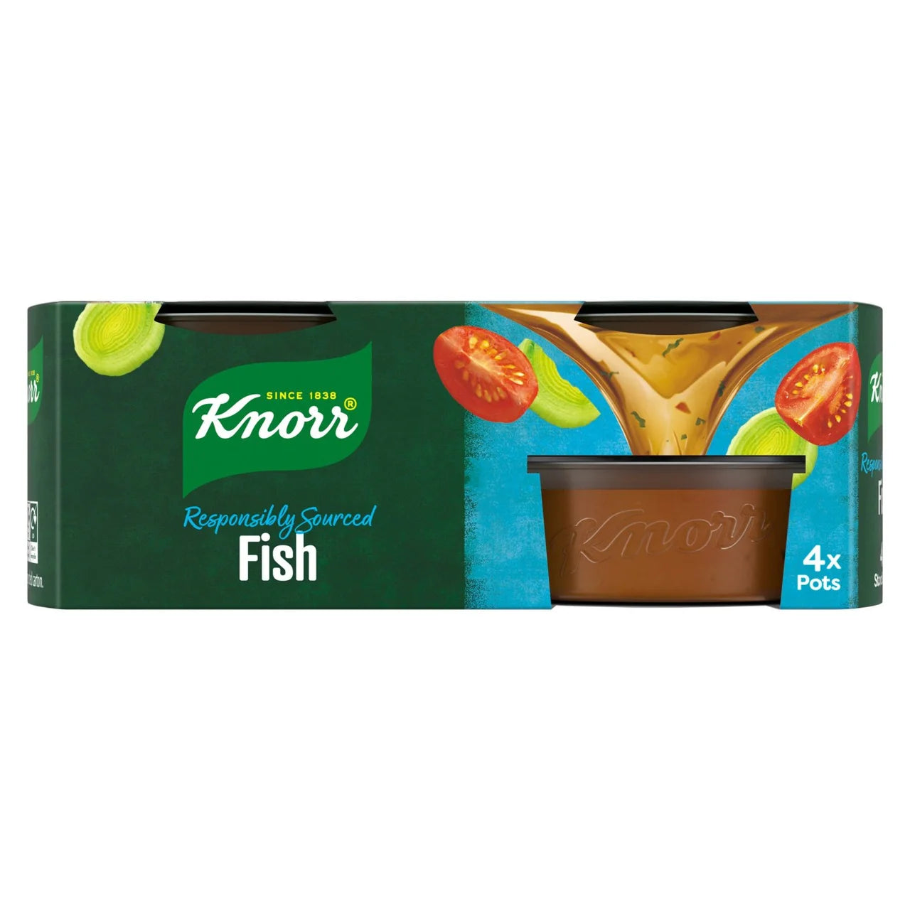 Knorr Fish Stock Pot 4x28g