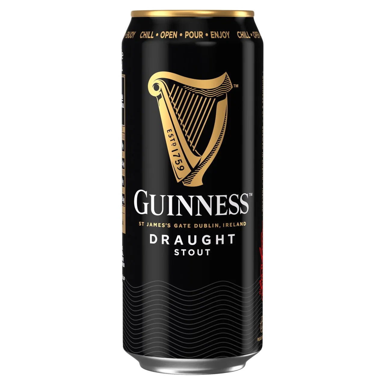 Guinness Draught In Stout Beer Can 12x440ml