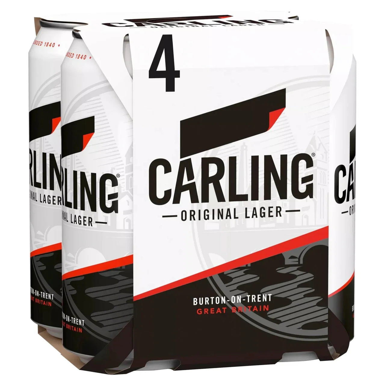 Carling Original Lager Beer Cans 4 x 440ml