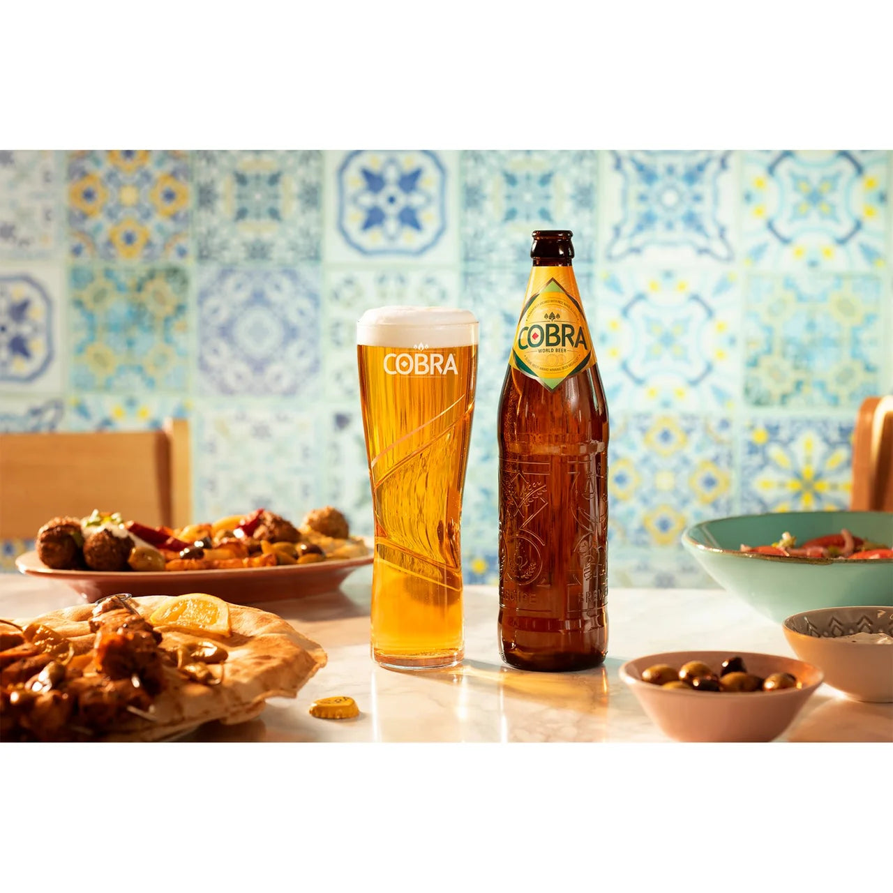 Cobra Premium World Lager Beer Bottle 620ml