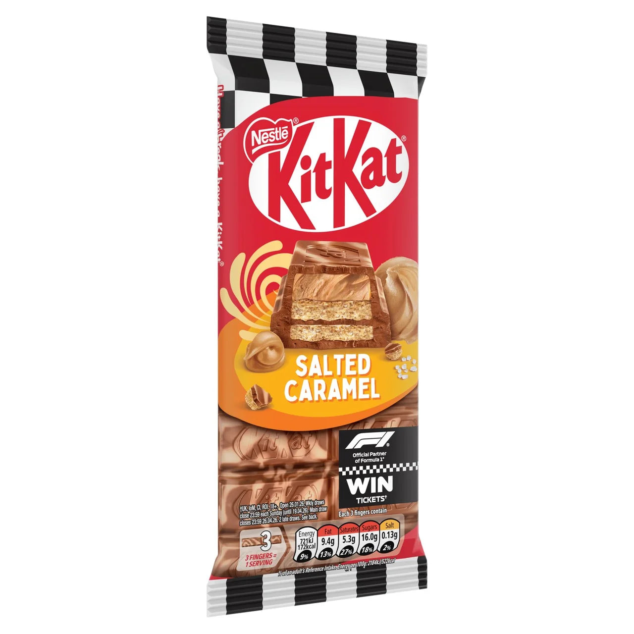 KitKat Salted Caramel Chocolate Sharing Bar 99g