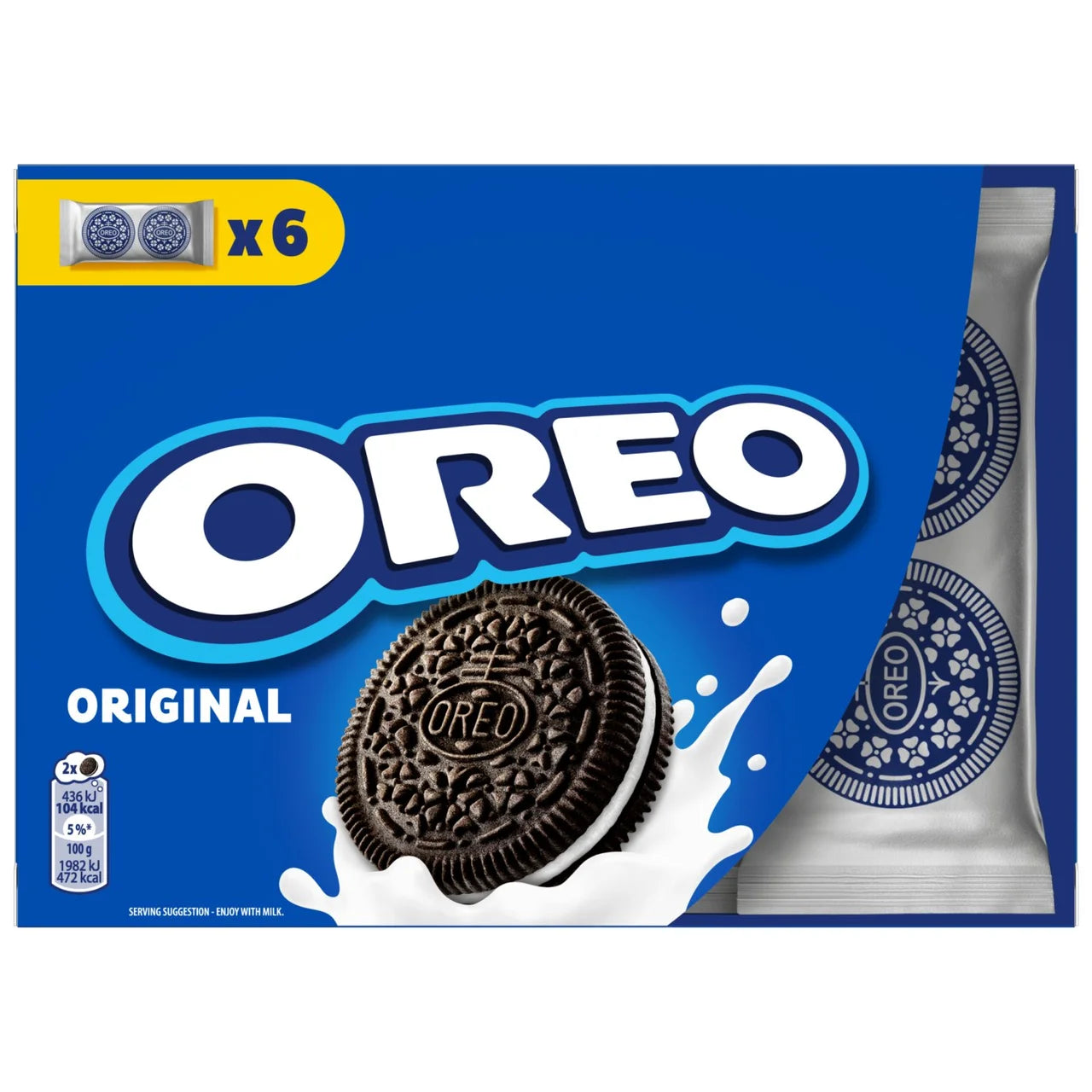 OREO Lunchbox Vanilla Cookies Multipack 6x22