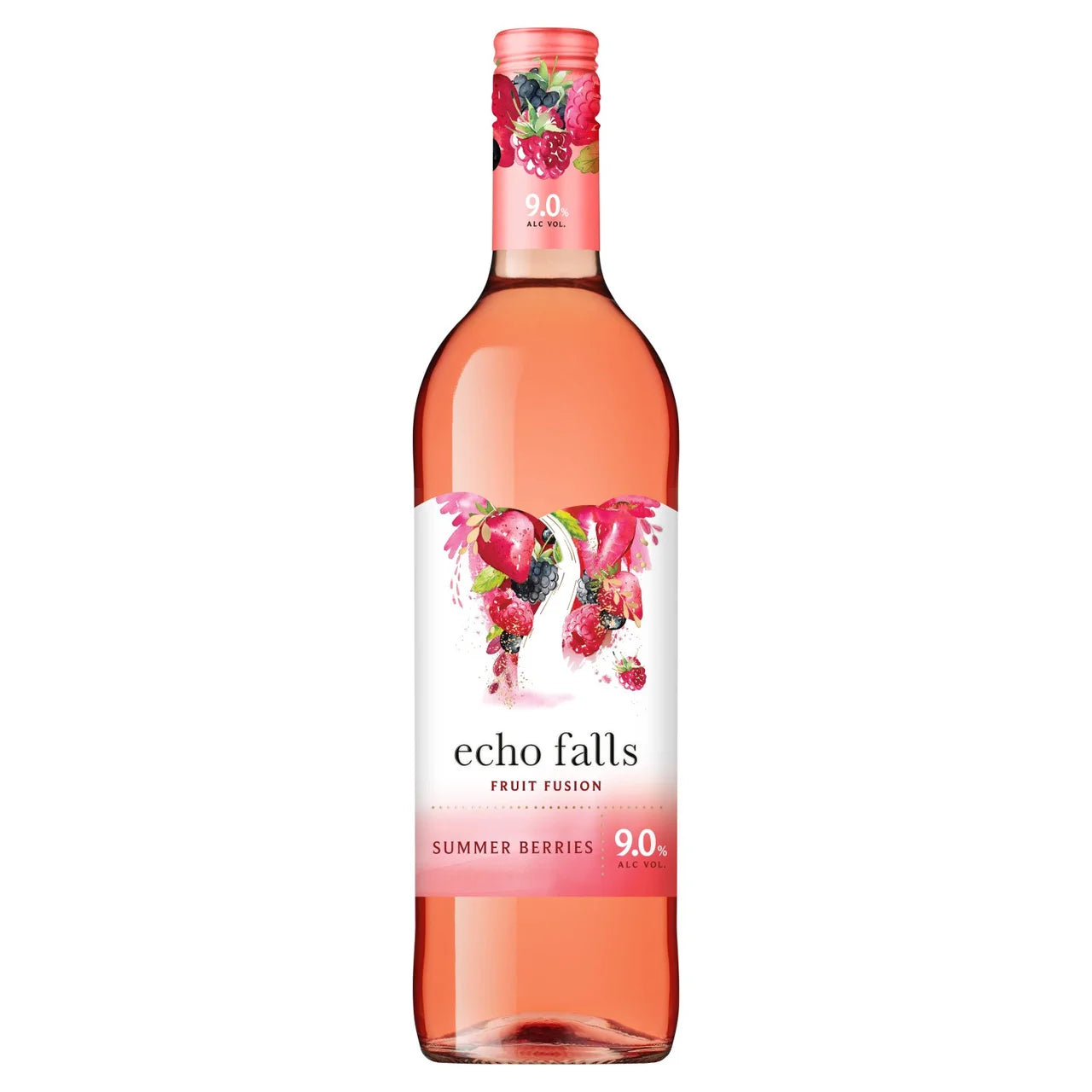 Echo Falls Summer Berries Fruit Fusion 9% ABV Rose Wine 75cl
