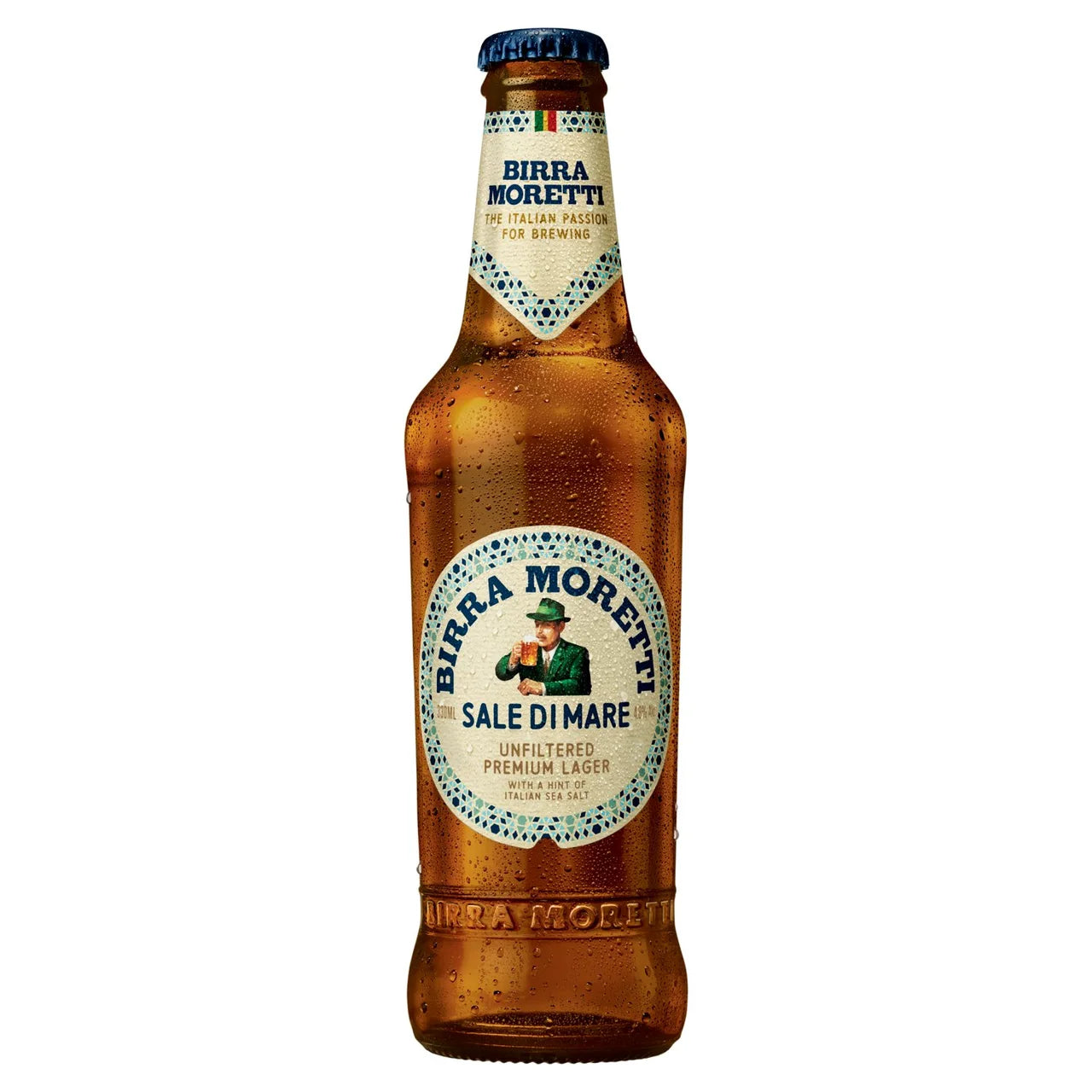 Birra Moretti Sale Di Mare Unfiltered Lager Beer Bottles 4 x 330ml