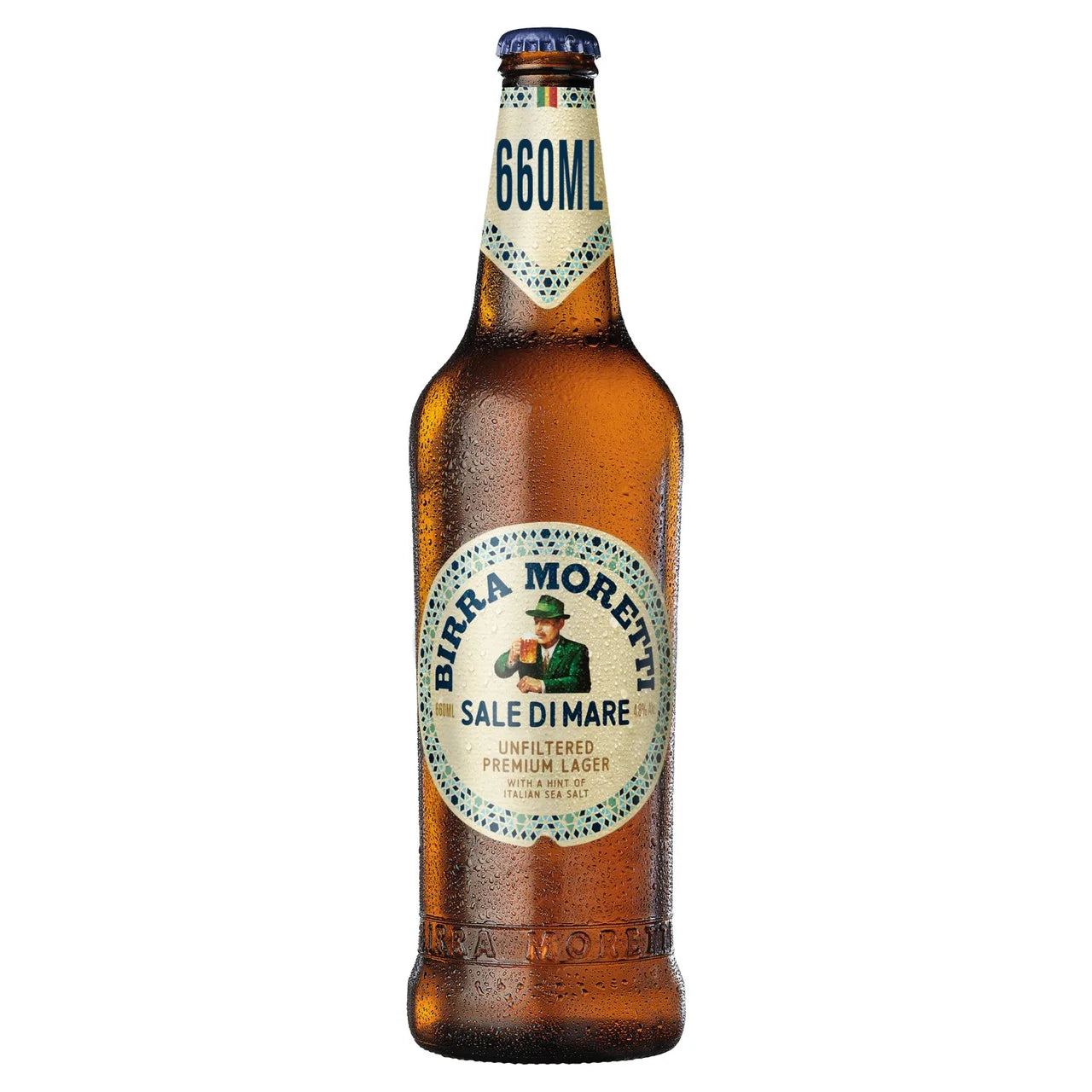 Birra Moretti Sale Di Mare Unfiltered Lager Beer Bottle 660ml