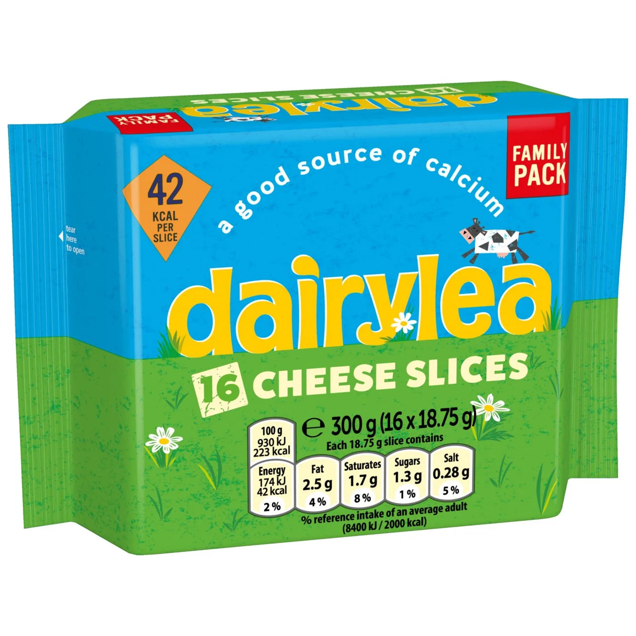 Dairylea Cheese Slices Family Pack 16 x 18.75g
