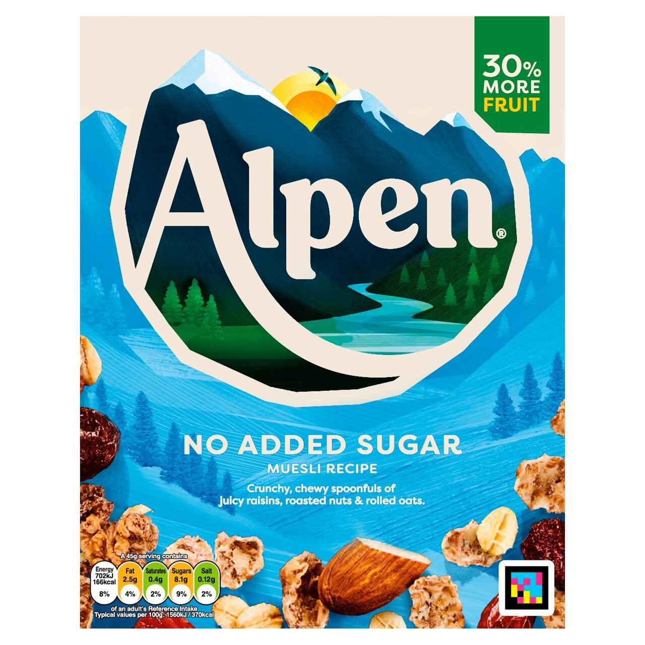 Alpen Muesli No Added Sugar 550g