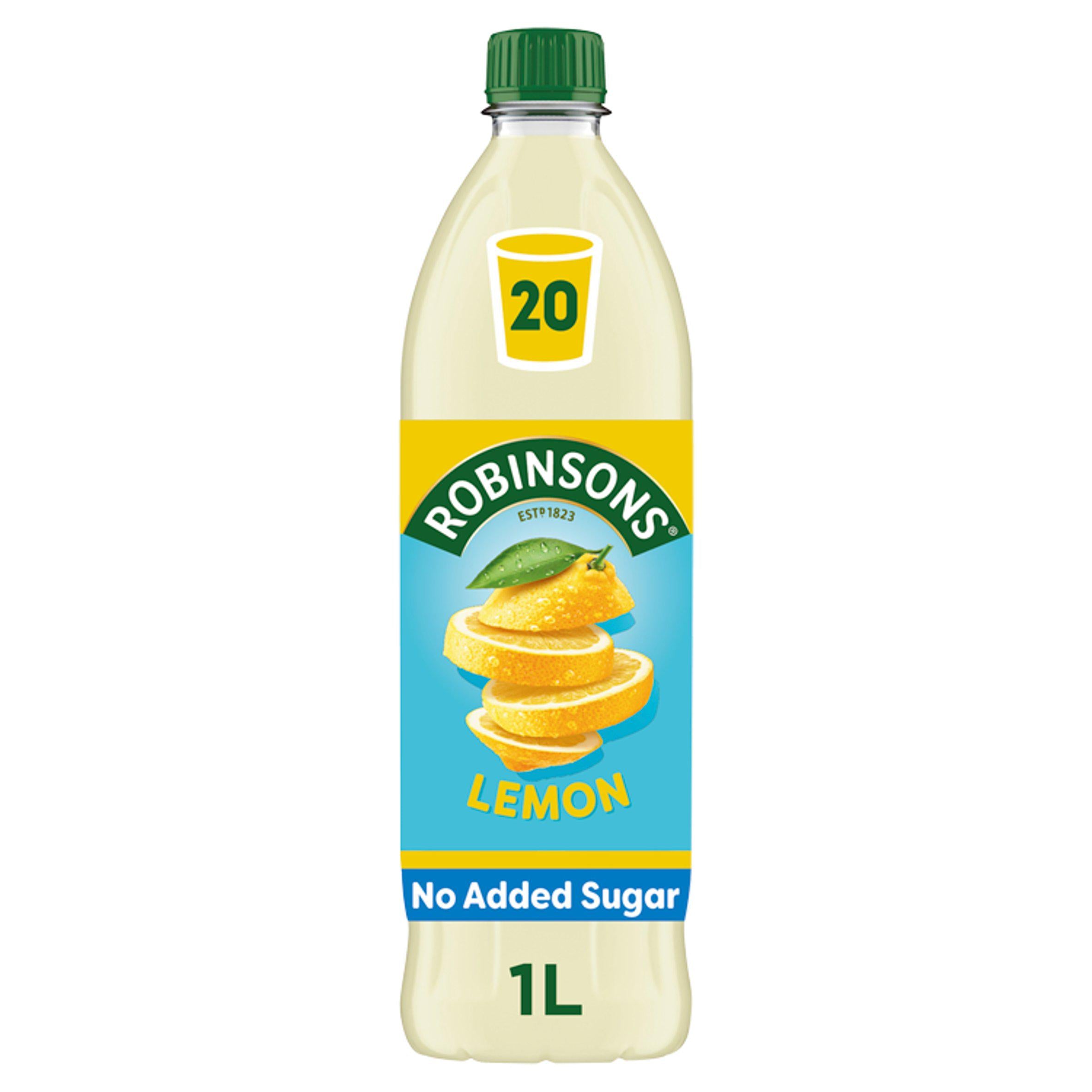 Robinsons Lemon Squash No Added Sugar 1 Litre - Moo Local