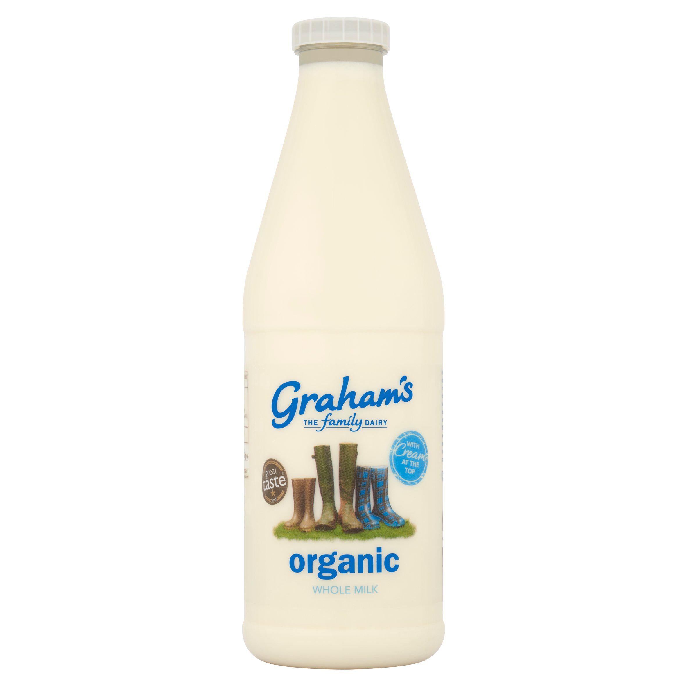 Graham's the Family Dairy Organic Whole Milk 1 Litre