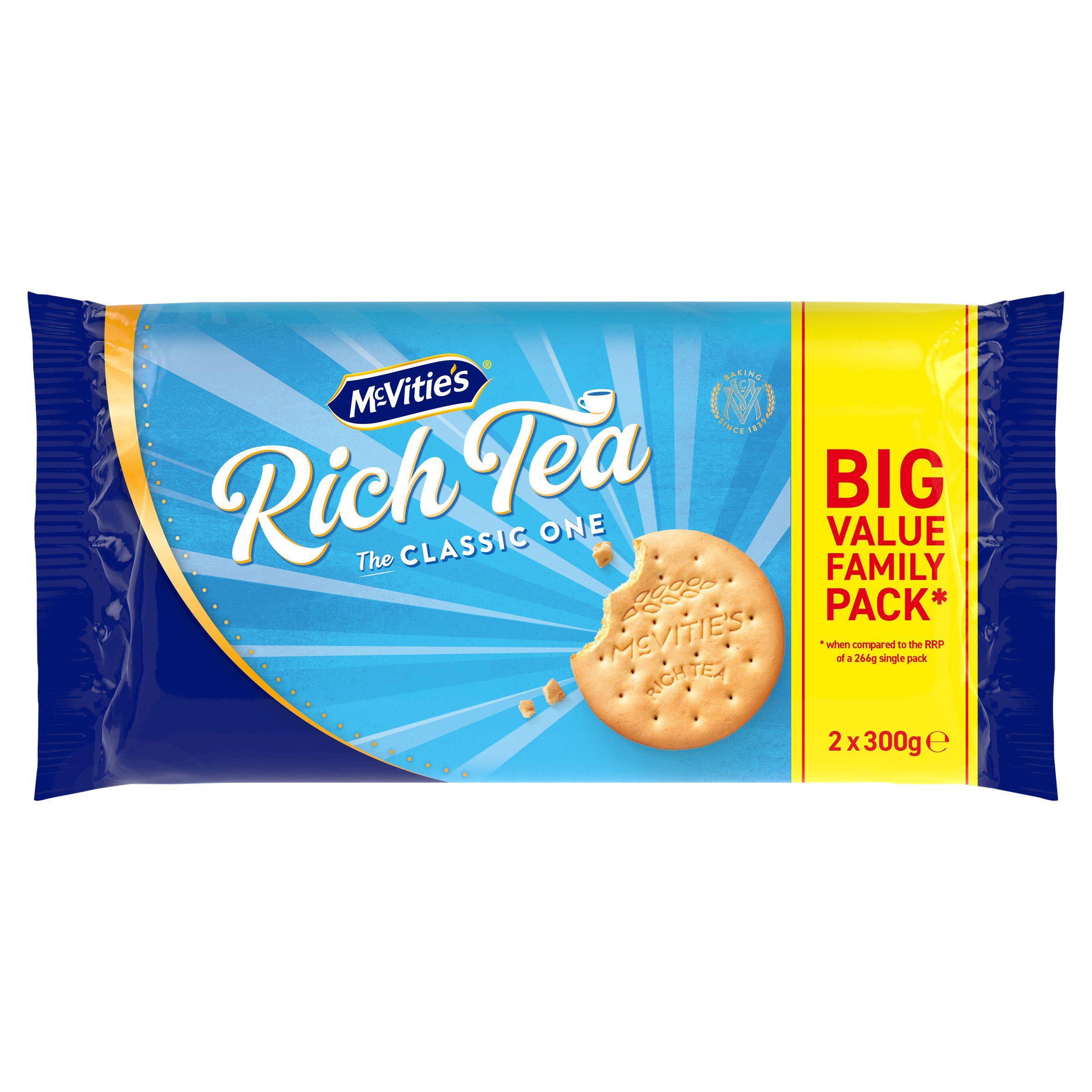 Mcvitie's Rich Tea Biscuits 2x300g - Moo Local