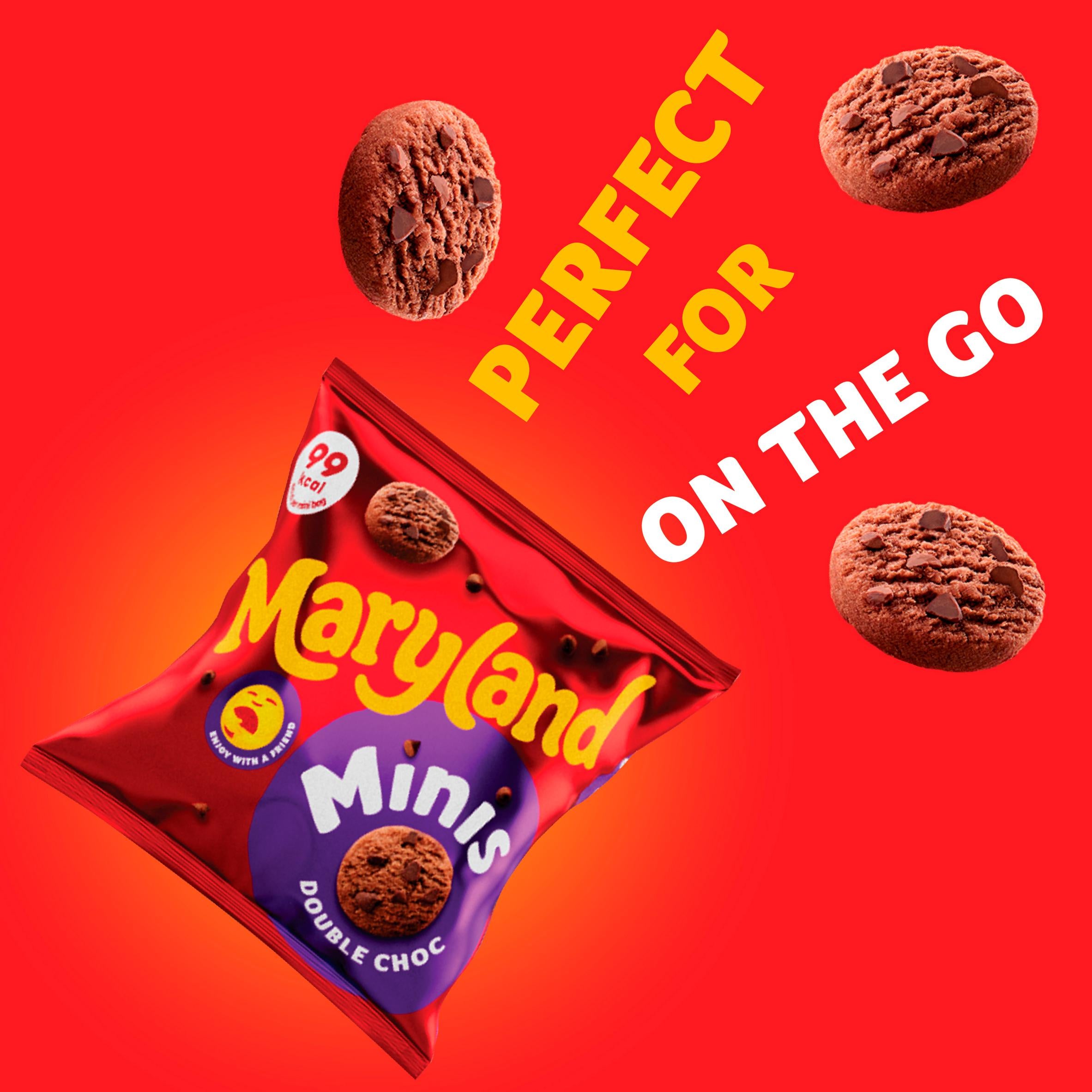 Maryland Minis Double Chocolate 6 Multipacks Cookies 118.8g