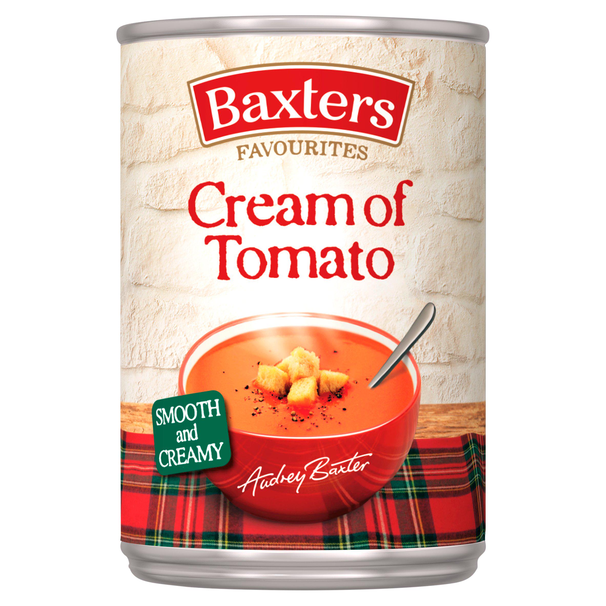 Baxters Favourites, Cream Of Tomato Soup 400g