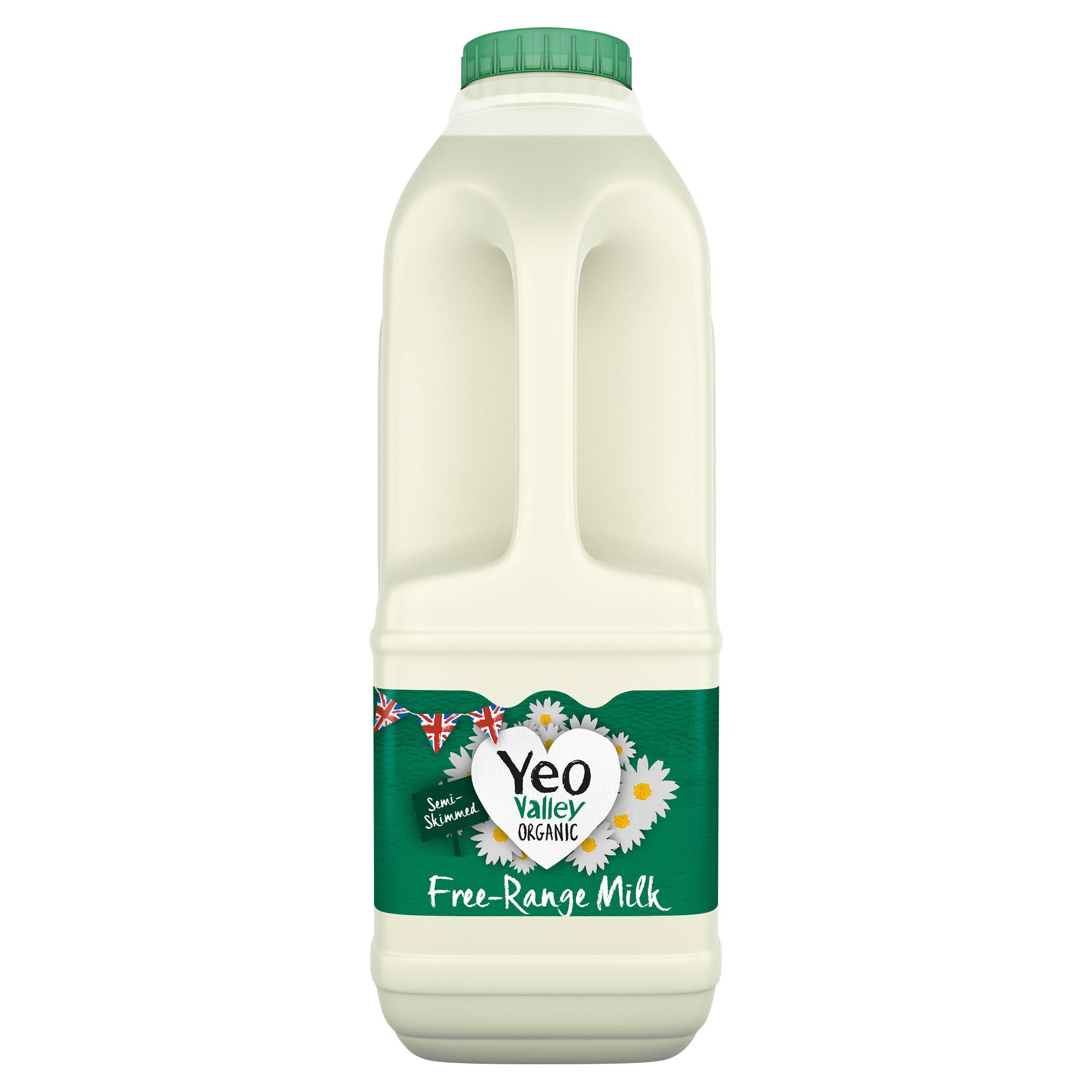 Yeo Valley Organic Free Range Semi Skimmed Milk 1 Litre