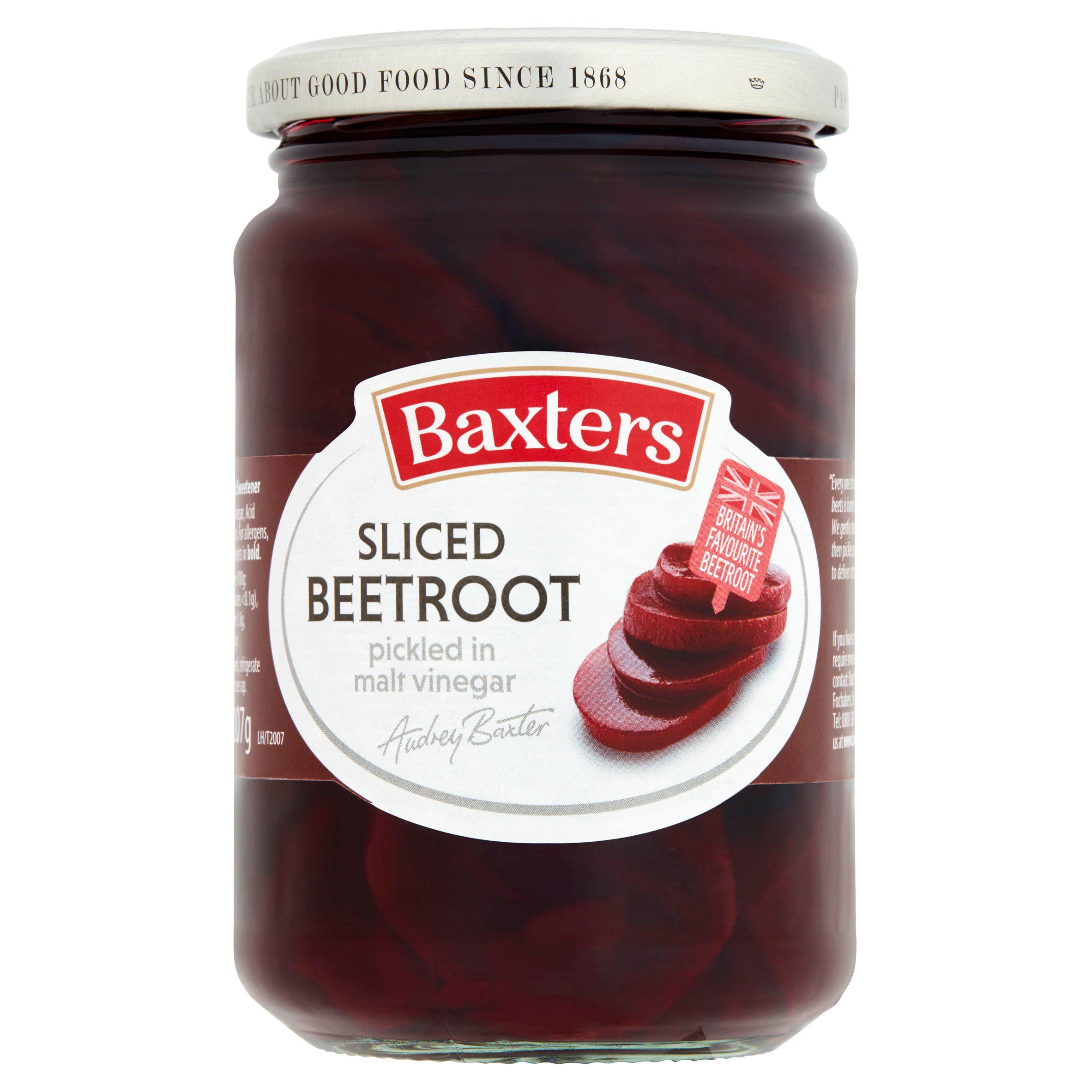 Baxters Sliced Beetroot 340g (207g*) - Moo Local