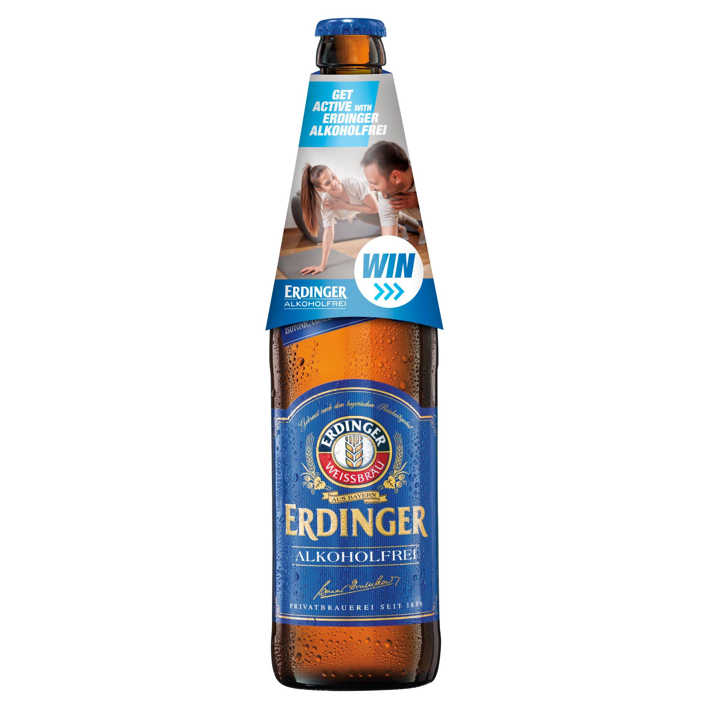 Erdinger Alkoholfrei 0.5% Low Alcohol Wheat Beer Bottle 500ml
