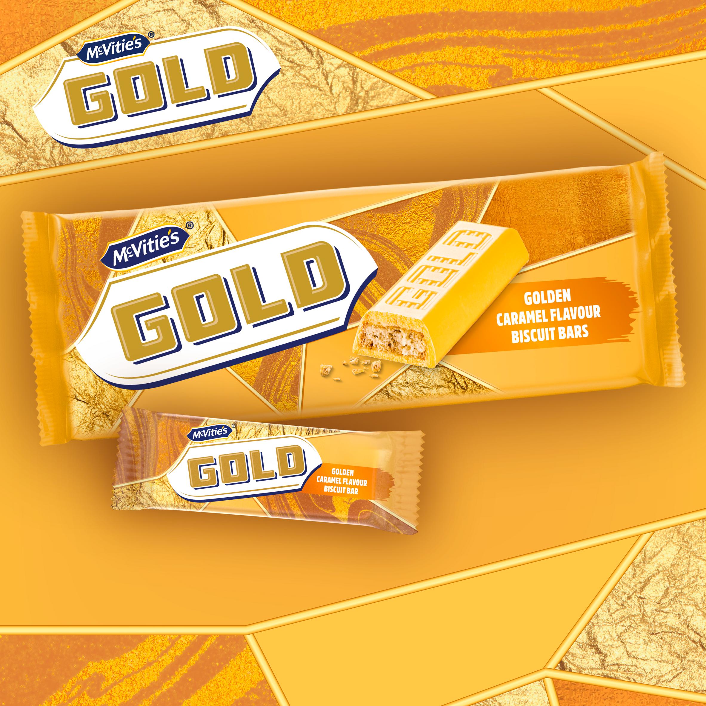 McVitie's Gold Caramel Flavour Biscuit Bars Multipack 7x18.3g