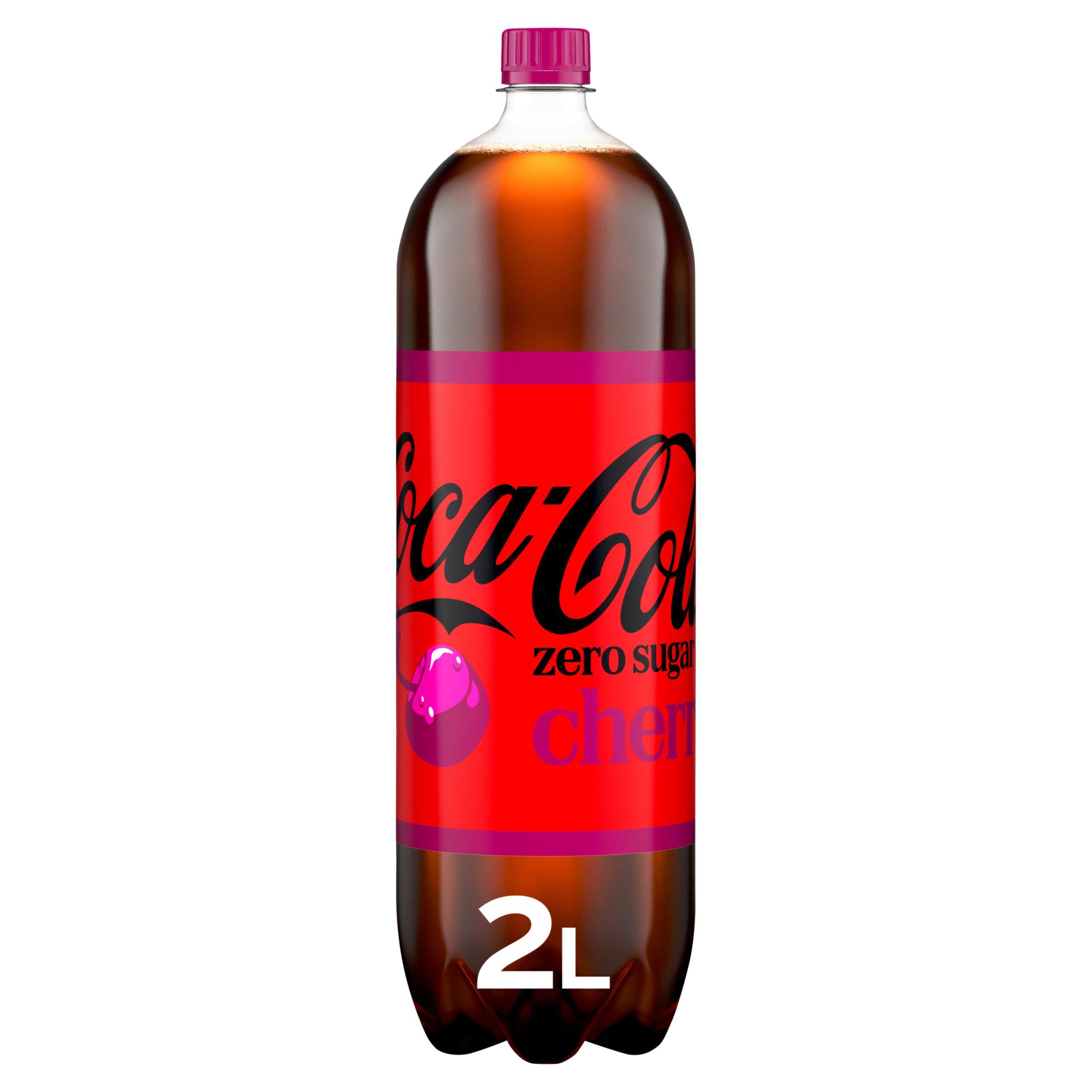 Coca Cola Zero Cherry 2 Litre Bottle