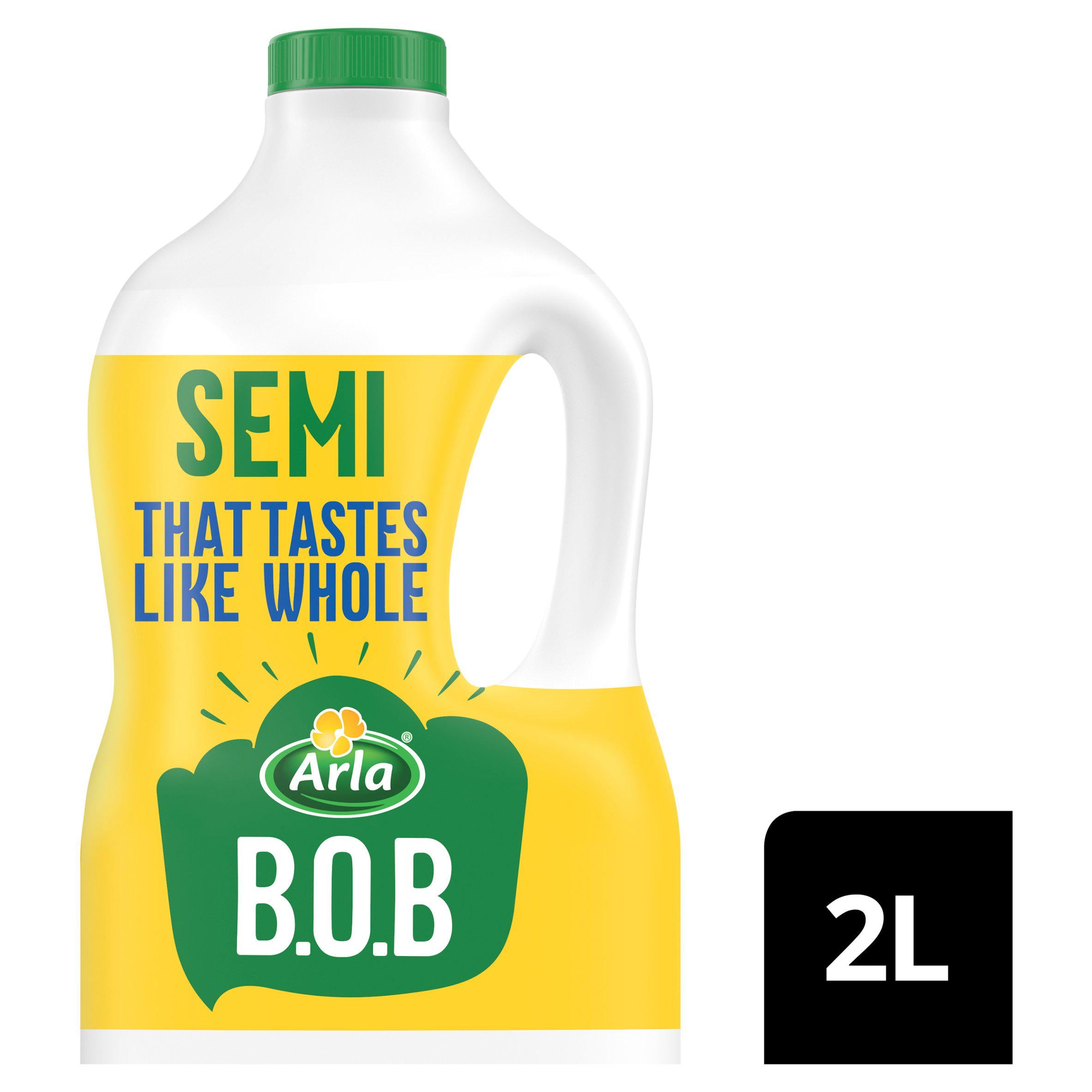 Arla BOB Semi Skimmed Milk That Tastes Like Whole 2 Litre