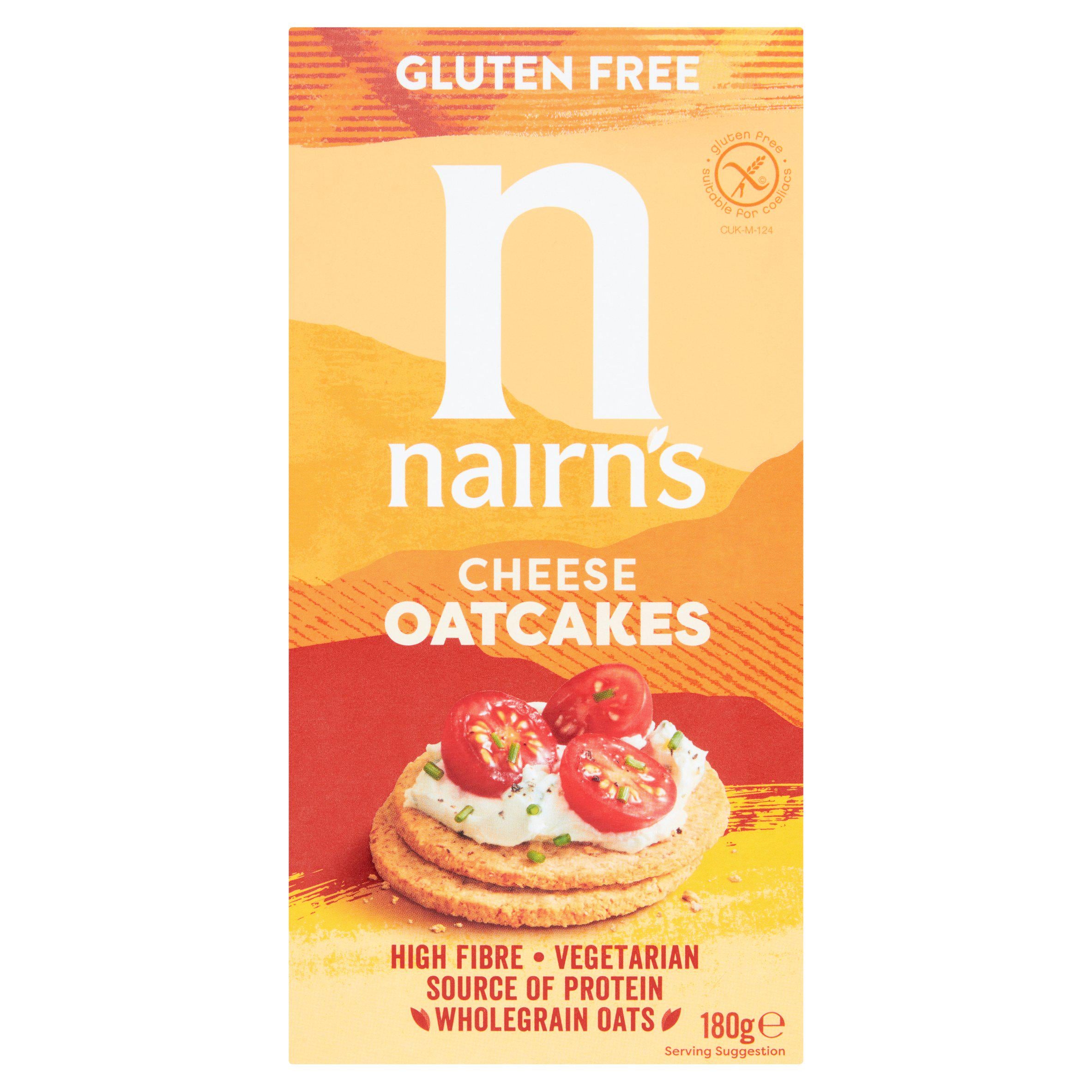 Nairn's Gluten Free Cheese Oatcakes 180g