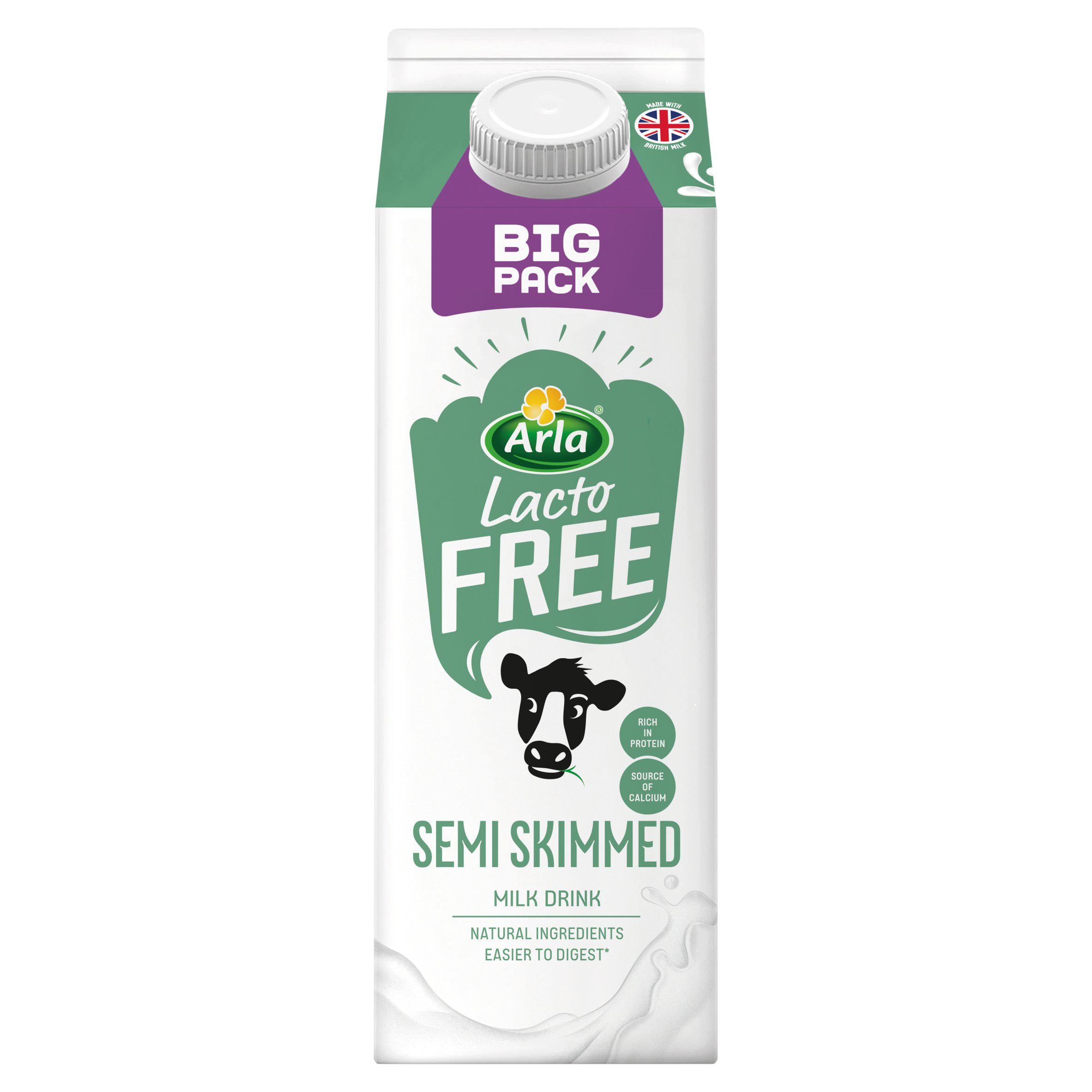 Arla Lactofree Fresh Semi Skimmed Milk Drink 2 Litre