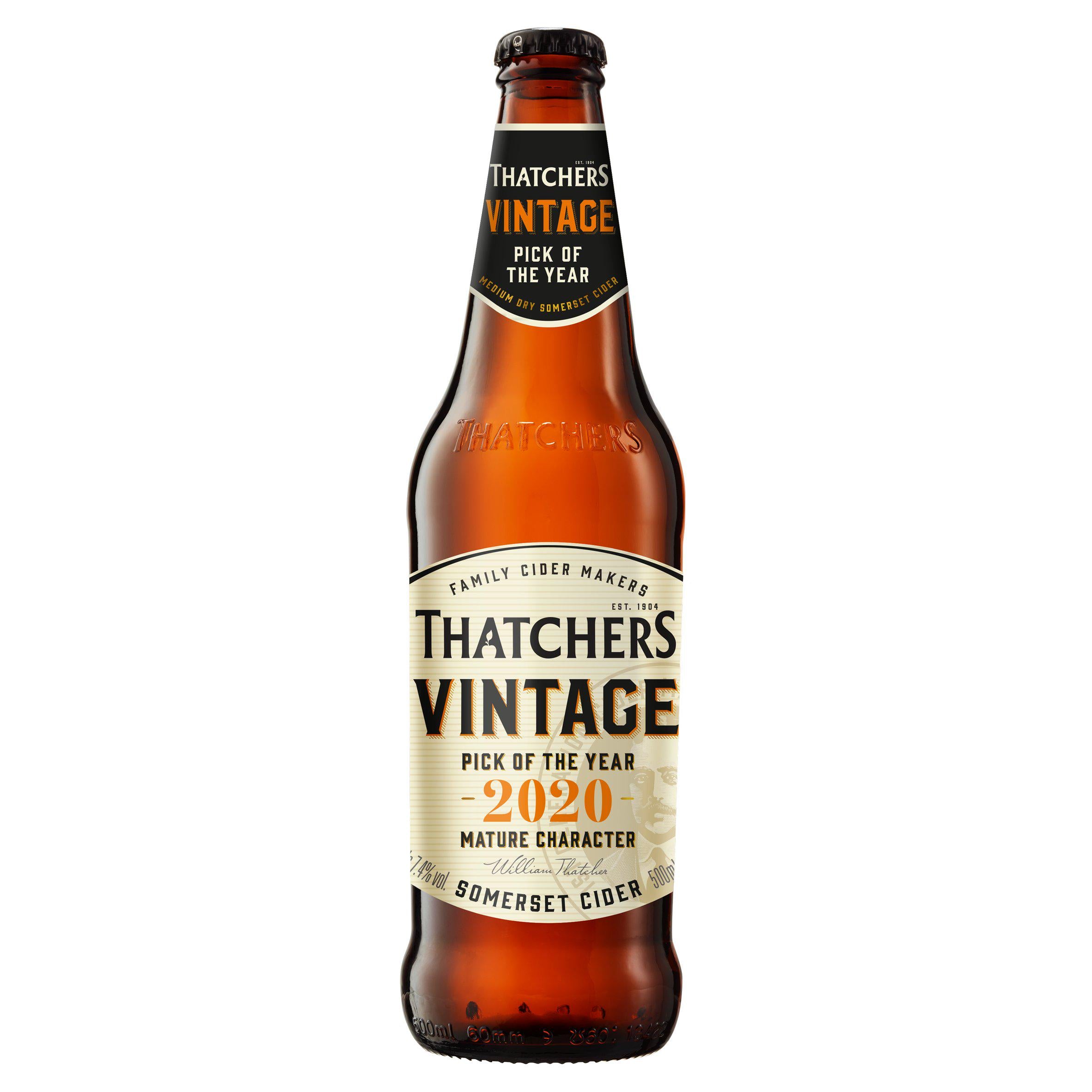 Thatchers Vintage Cider Bottle 500ml - Moo Local