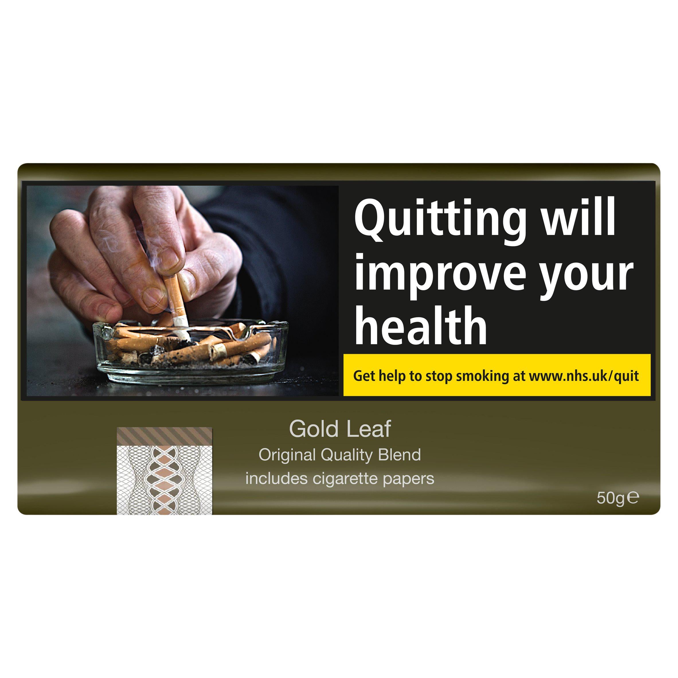 Gold Leaf JPS Quality Blend Rolling Tobacco Pouch 50g