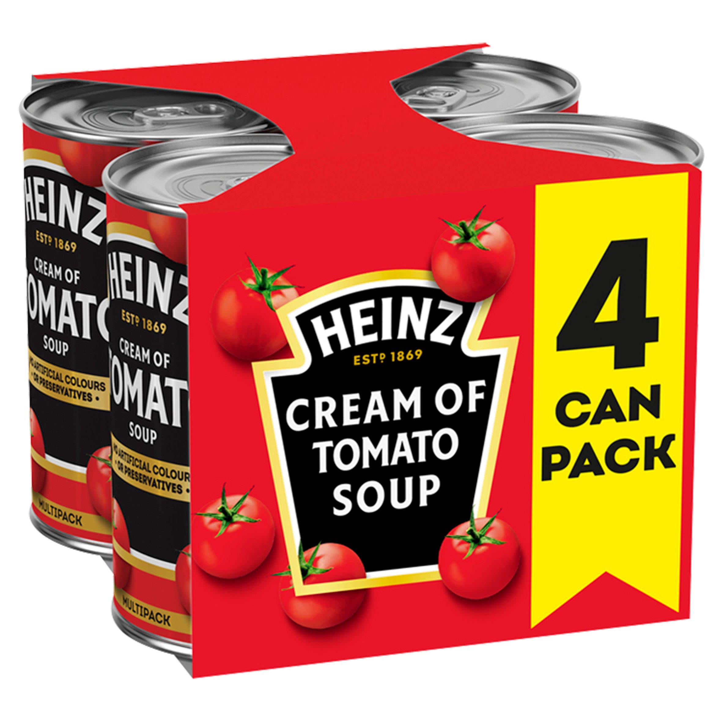 Heinz Cream of Tomato Soup 4x400g