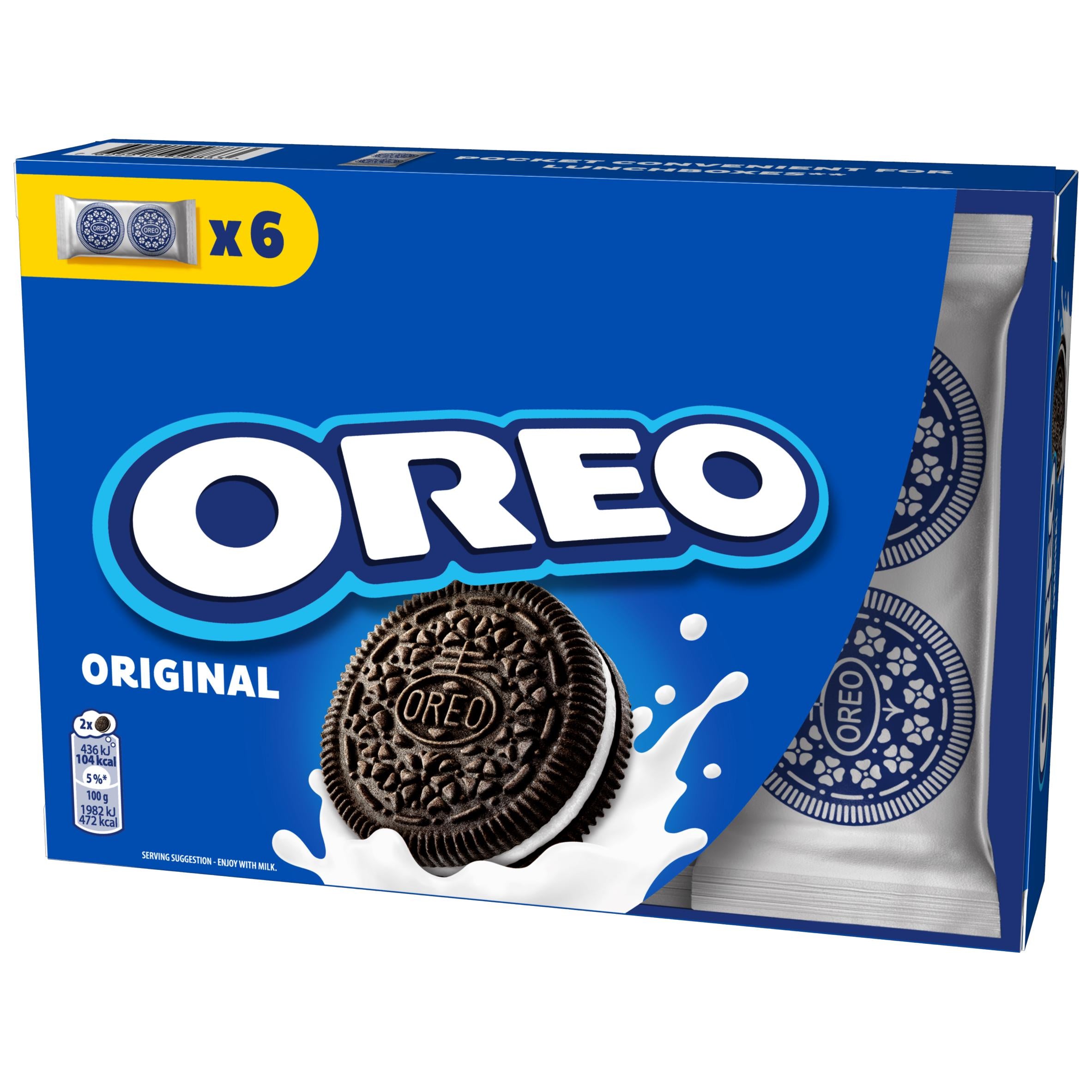 OREO Lunchbox Vanilla Cookies Multipack 6x22