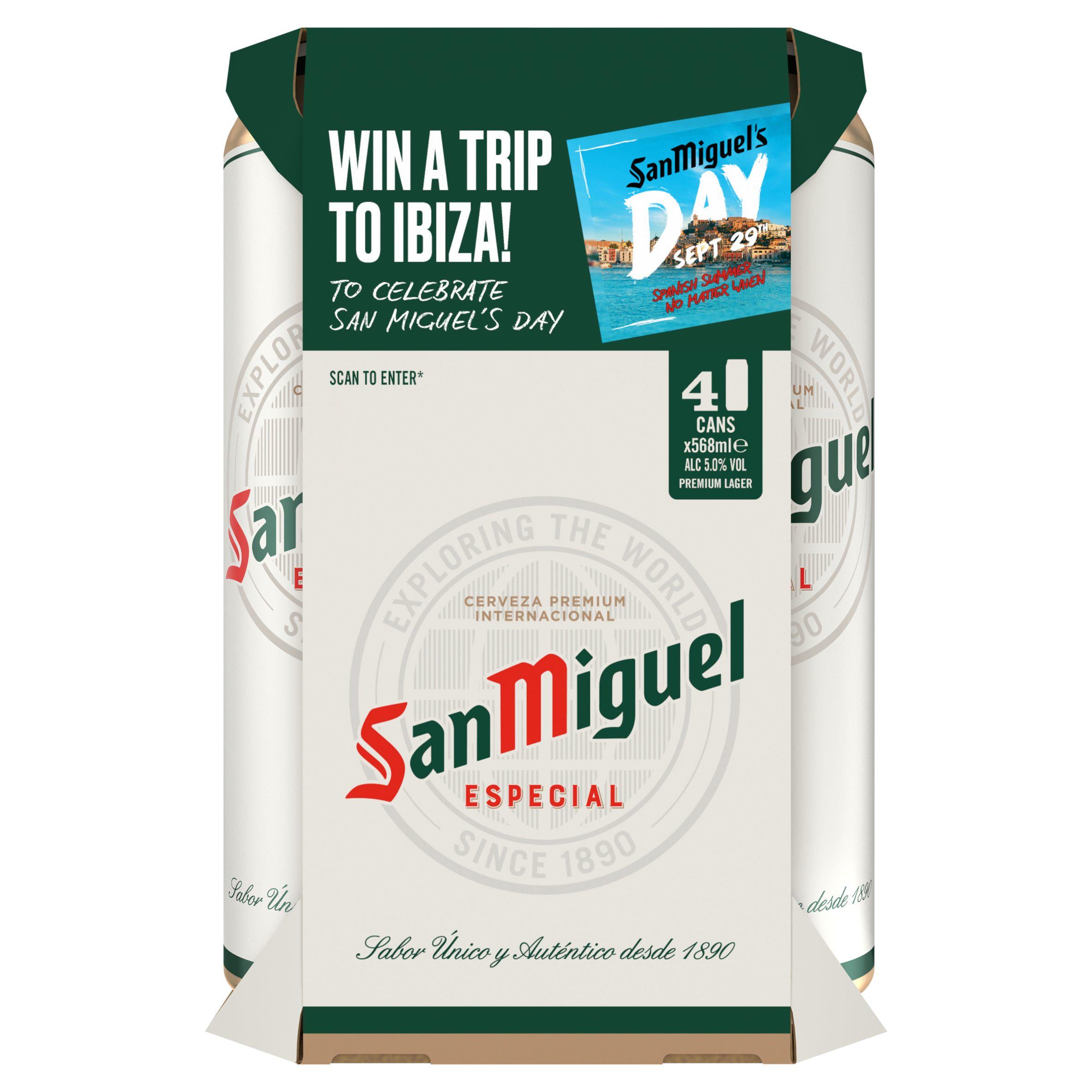 San Miguel Premium Lager Beer Pint Cans 4x568ml