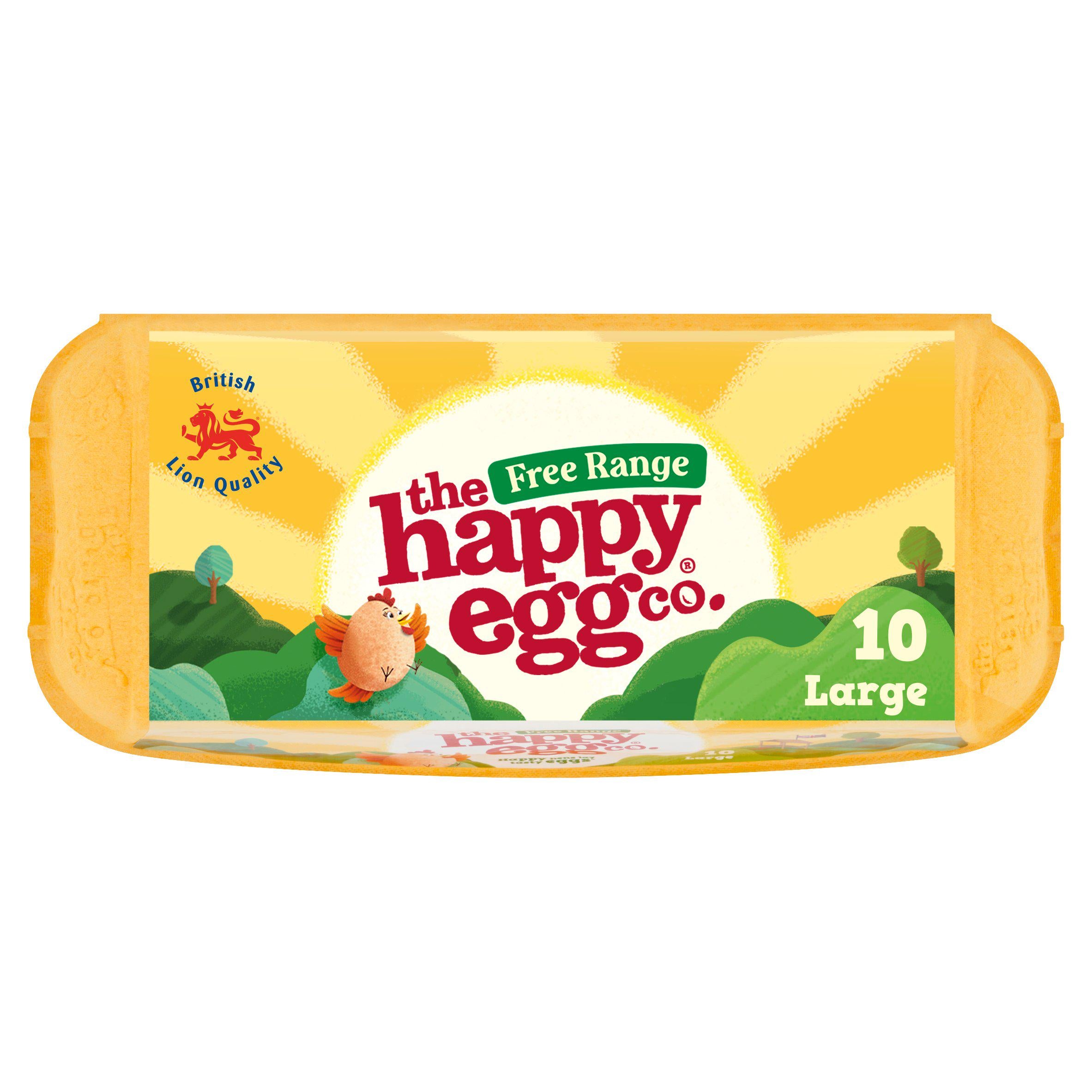 Happy Egg Large Free Range Eggs x10