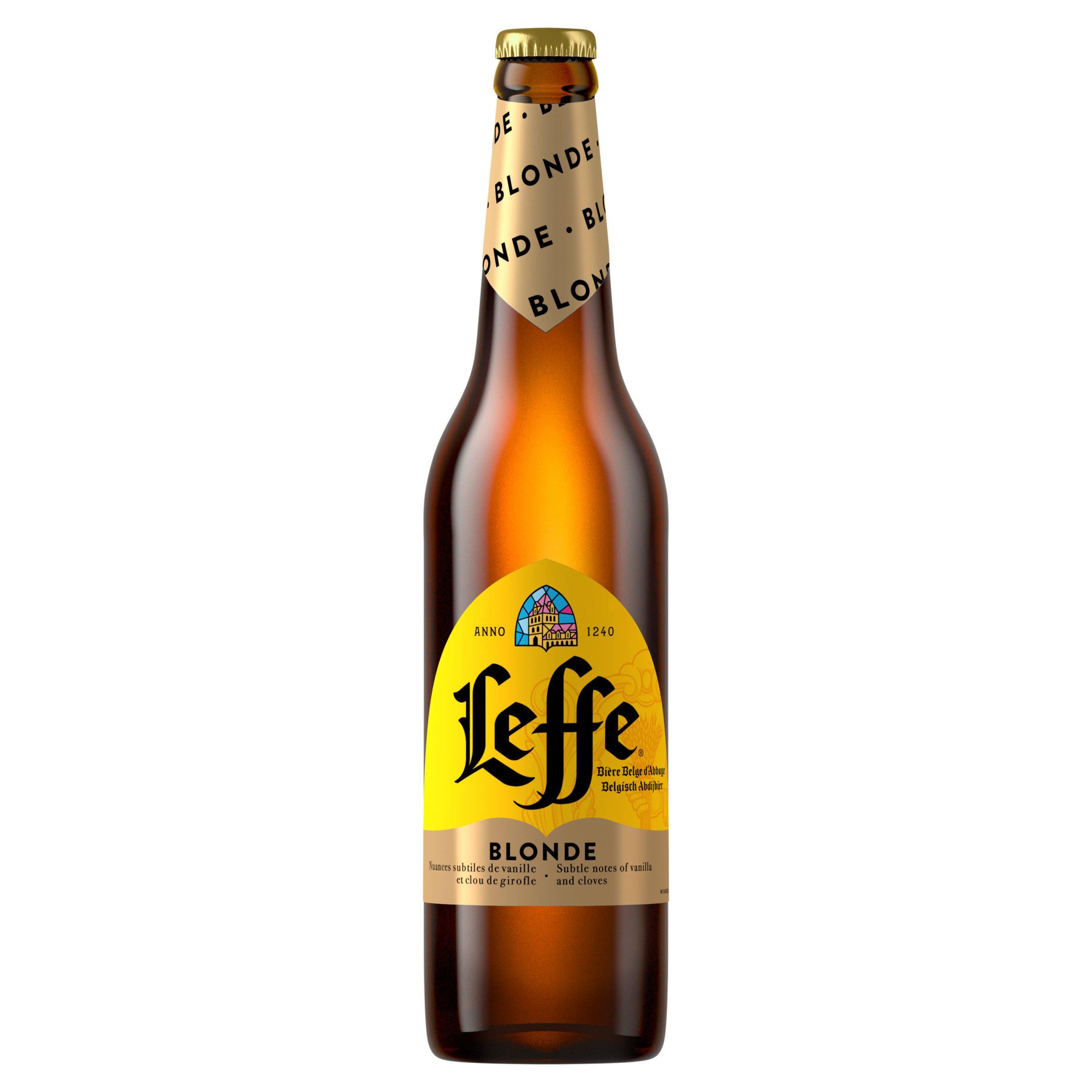Leffe Blonde Belgian Lager Beer Bottle 500ml