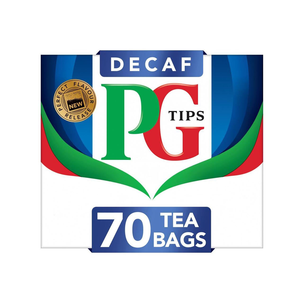 PG Tips Decaf Black Tea Bags x70