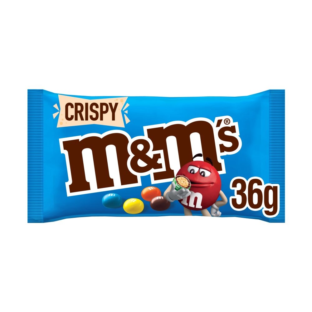 M&M's Crispy Pieces & Milk Chocolate Bag 36g - Moo Local