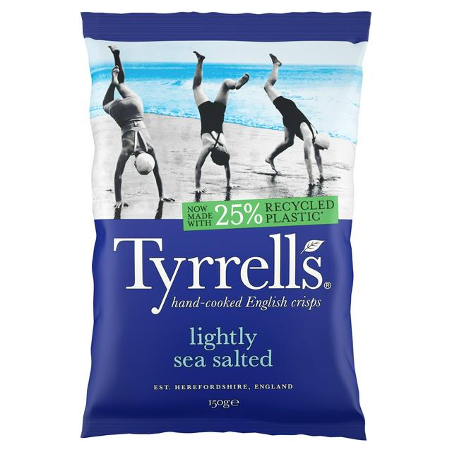 Tyrrells Lightly Sea Salted Sharing Crisps 150g