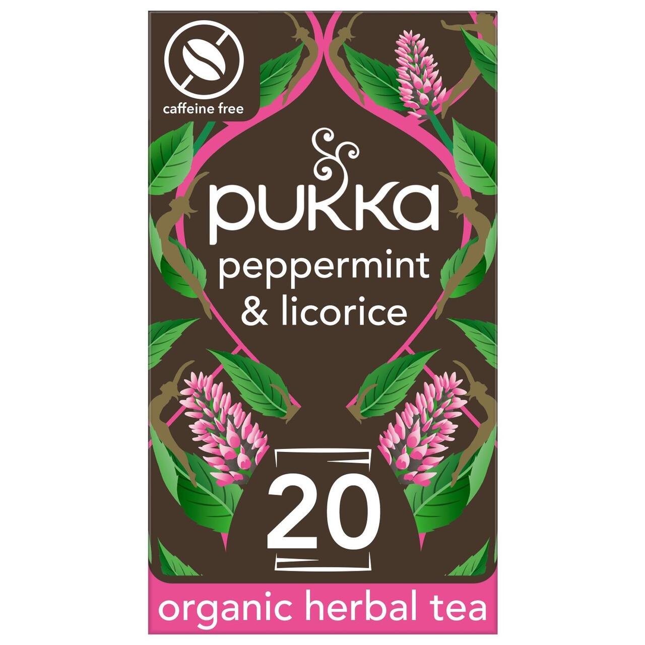 Pukka Peppermint & Licorice Tea Bags x20