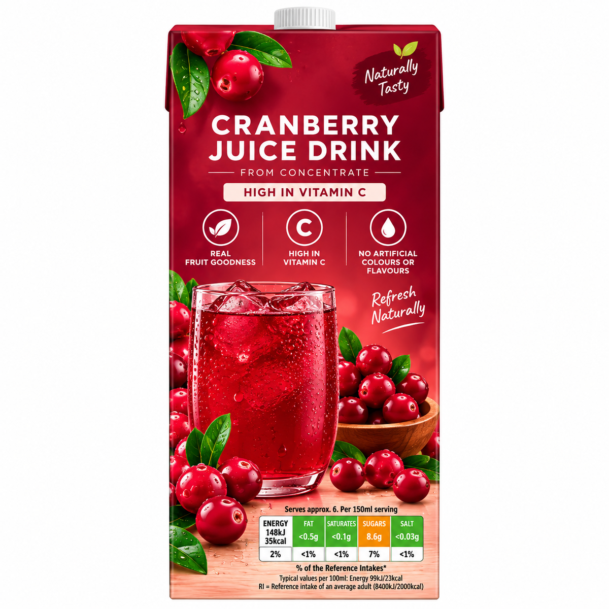 Cranberry Juice Drink 1 Litre