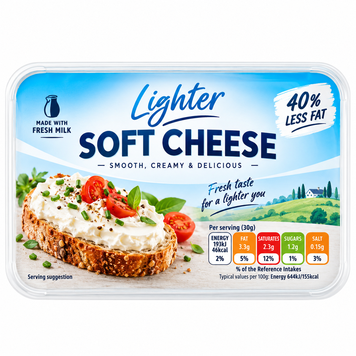 Light Soft Cheese 250g