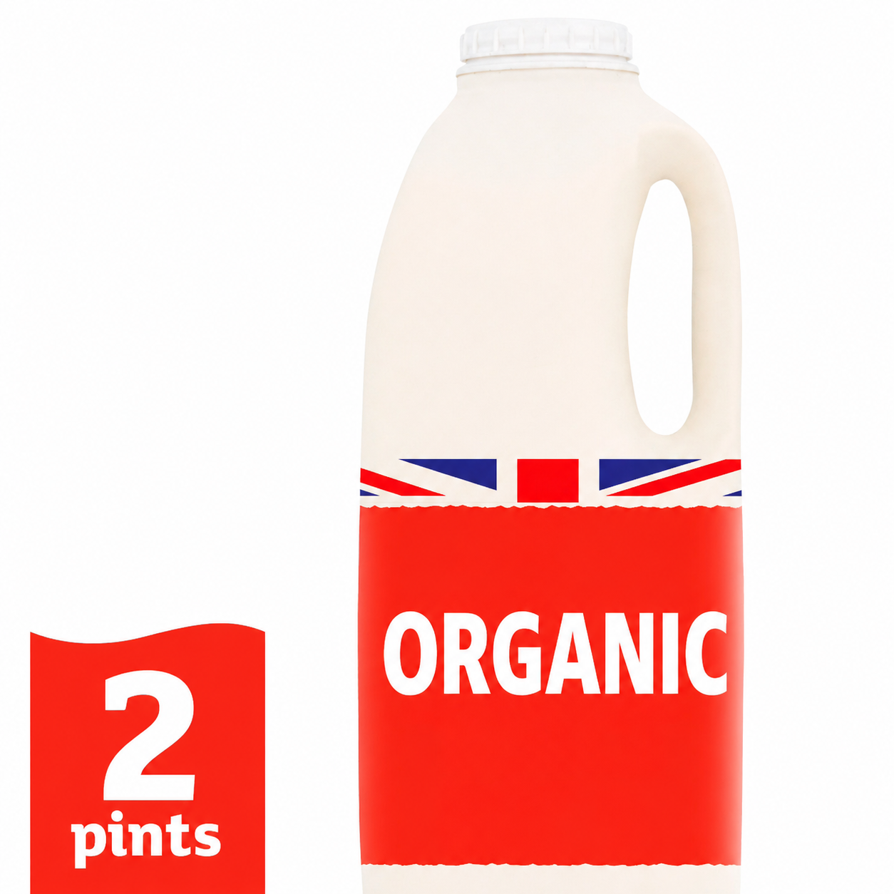 British Organic Skimmed Milk 1.13 Litre (2 pint)