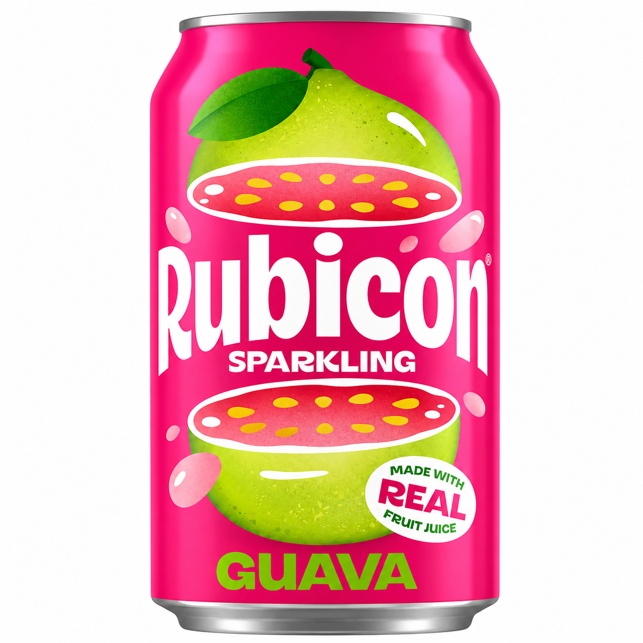 Rubicon Sparkling Guava Juice Drink Can 330ml