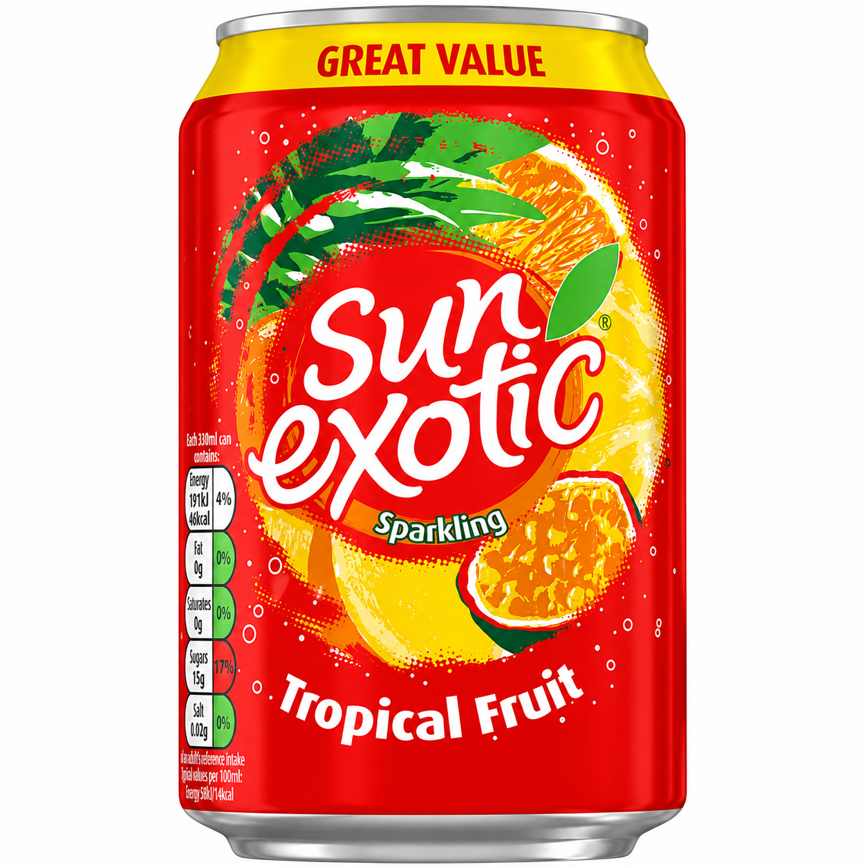 Sun Exotic Sparkling Tropical Juice Drink 330ml