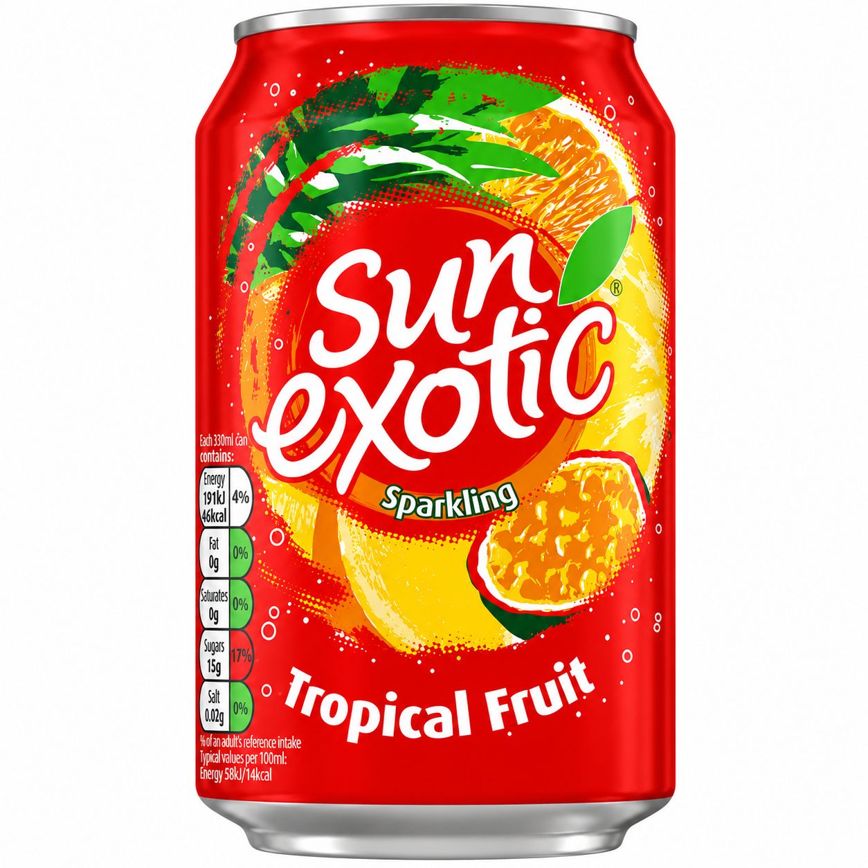 Sun Exotic Sparkling Tropical Juice Drink 330ml