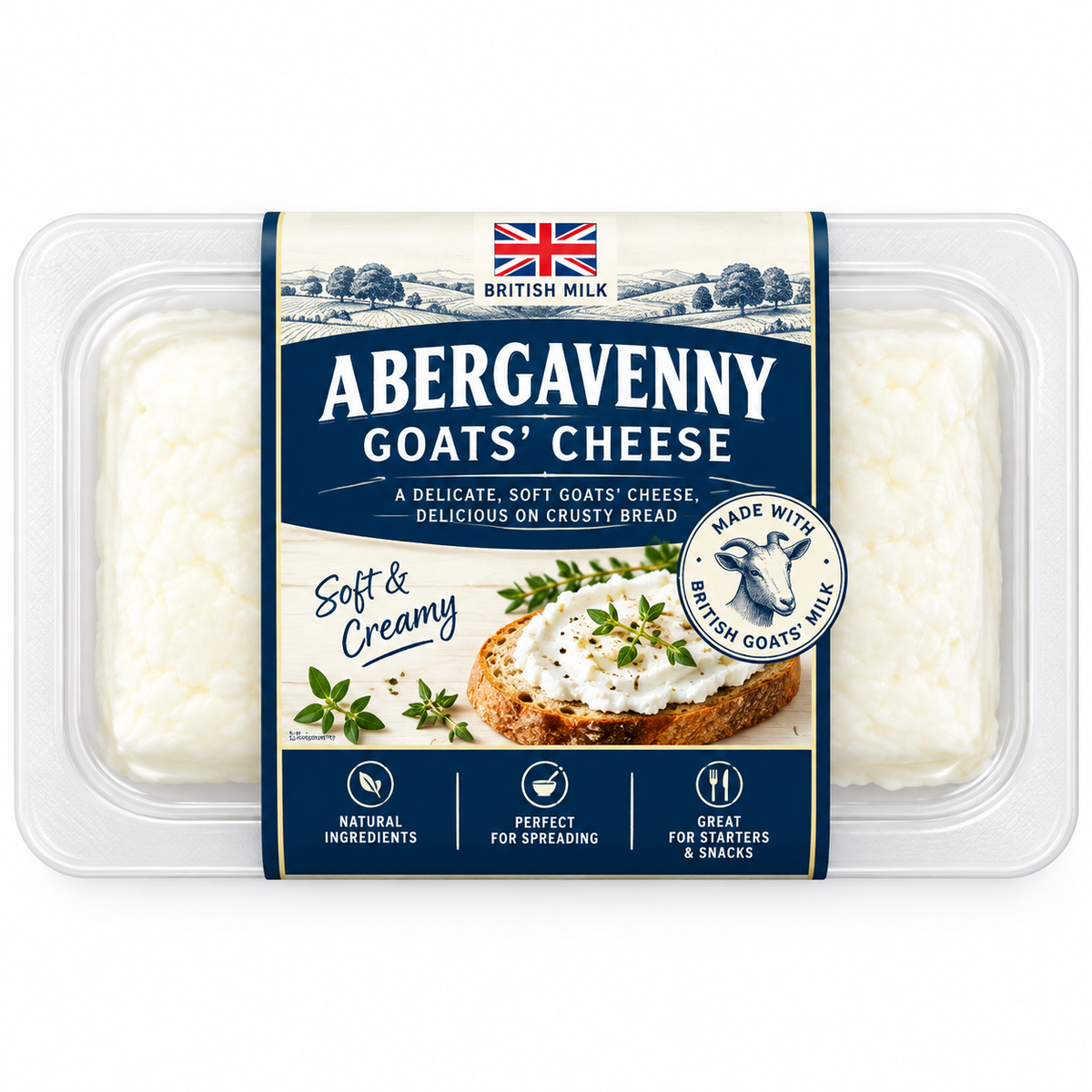 Abergavenny Goats Cheese 125g