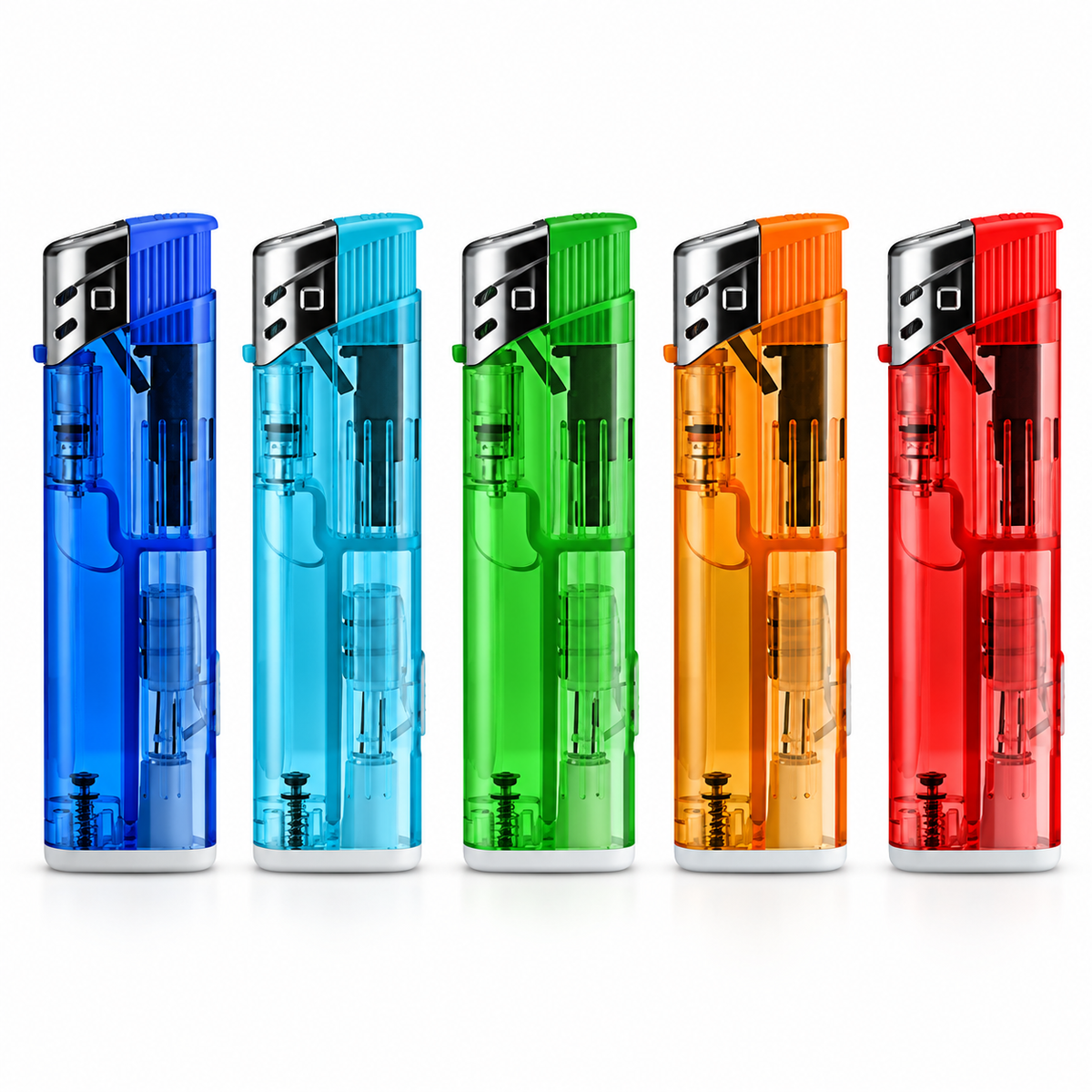Poppell Electronic Lighter X1 Each (Design & Colours may vary)
