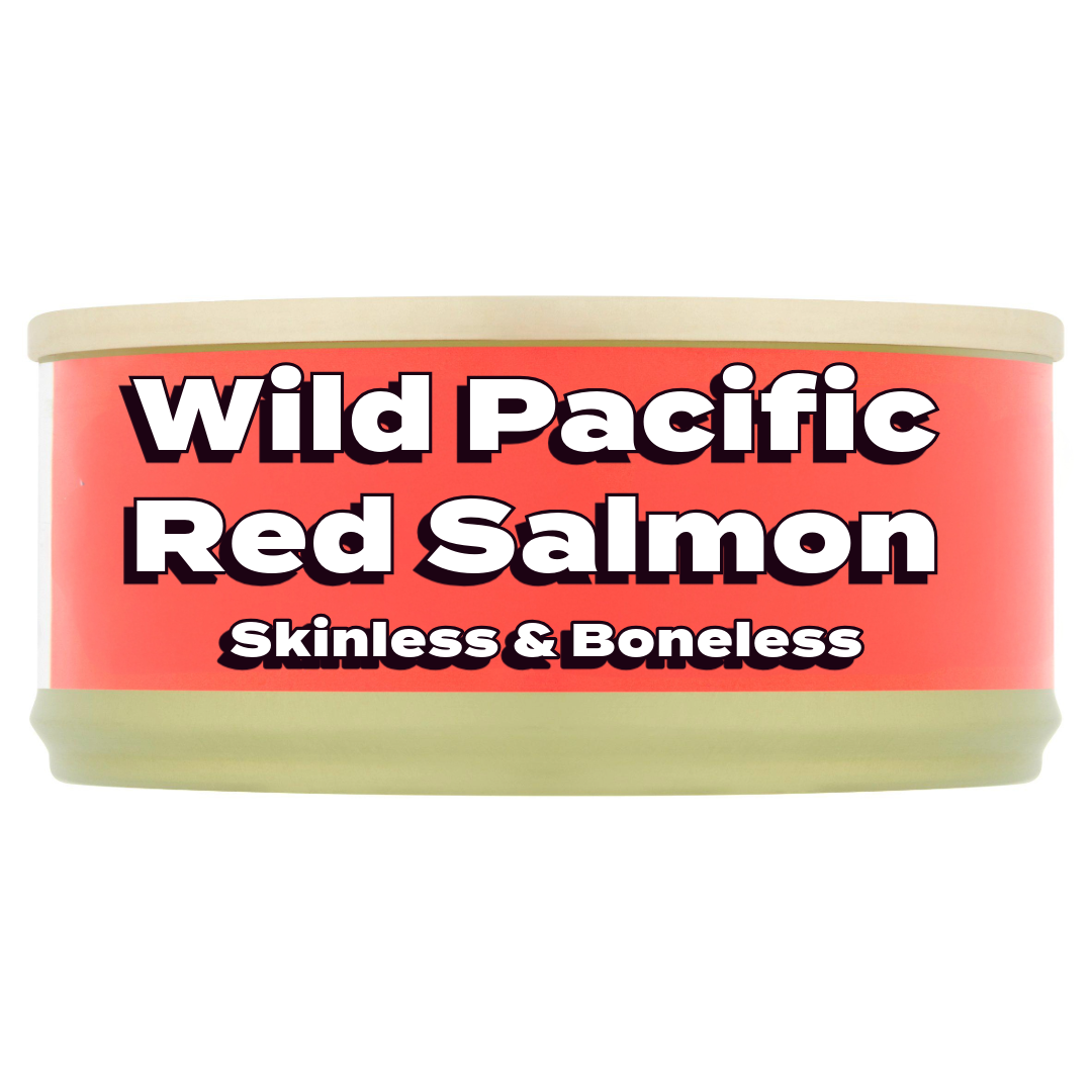 Wild Pacific Red Salmon Skinless & Boneless 105g