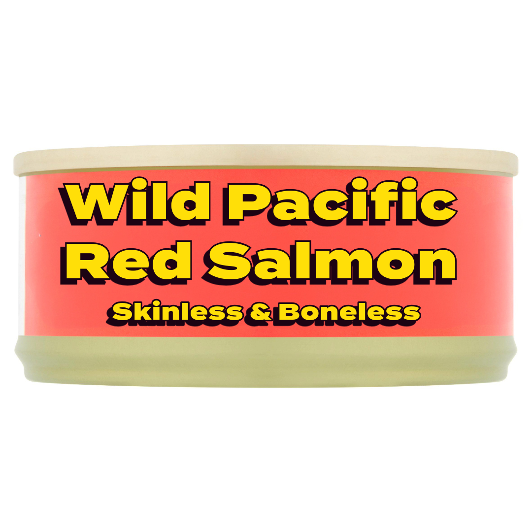 Wild Pacific Red Salmon Skinless & Boneless 105g
