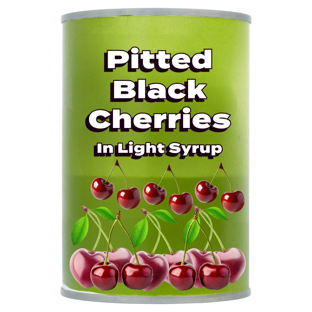 Pitted Black Cherries in Light Syrup 425g