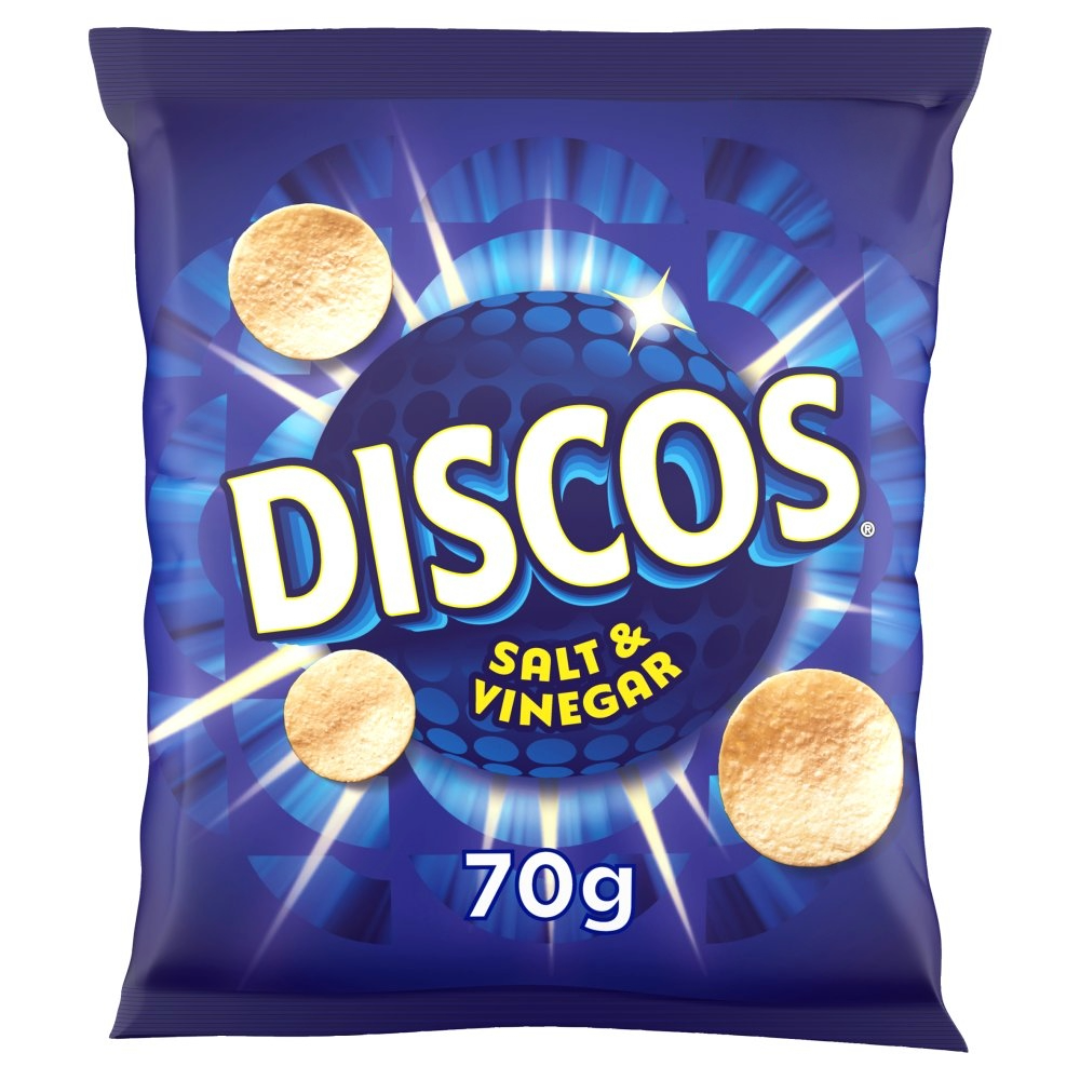 Discos Salt & Vinegar Crisps 70g