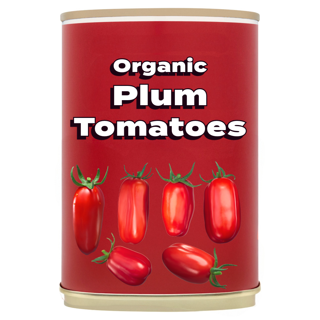 Organic Plum Tomatoes 400g