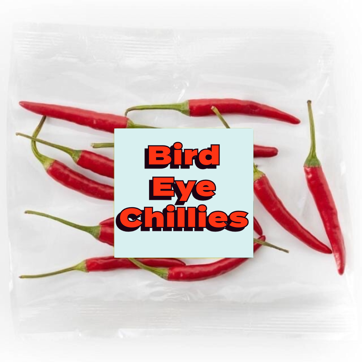 Bird Eye Chillies (Red or Green) 20g